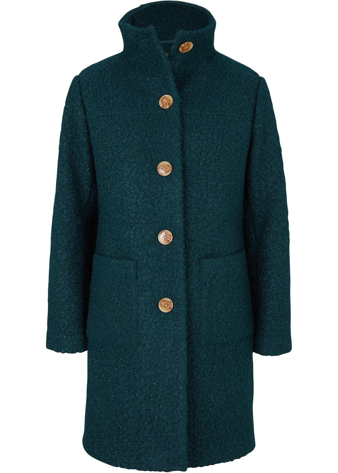 Manteau en bouclé avec poches