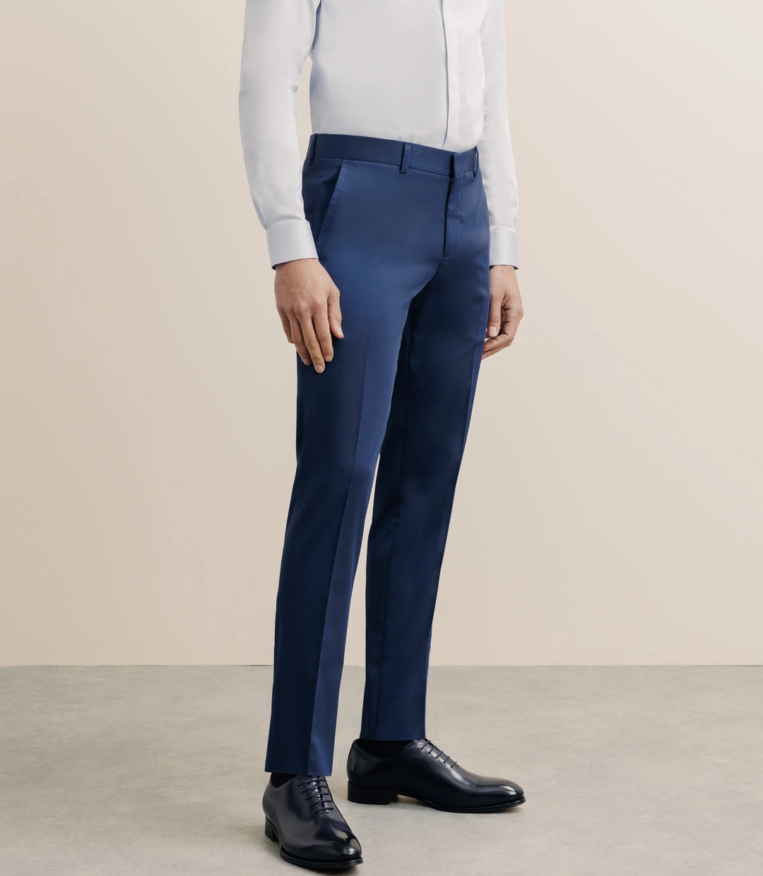 IZAC - Pantalon en tissu technique bleu