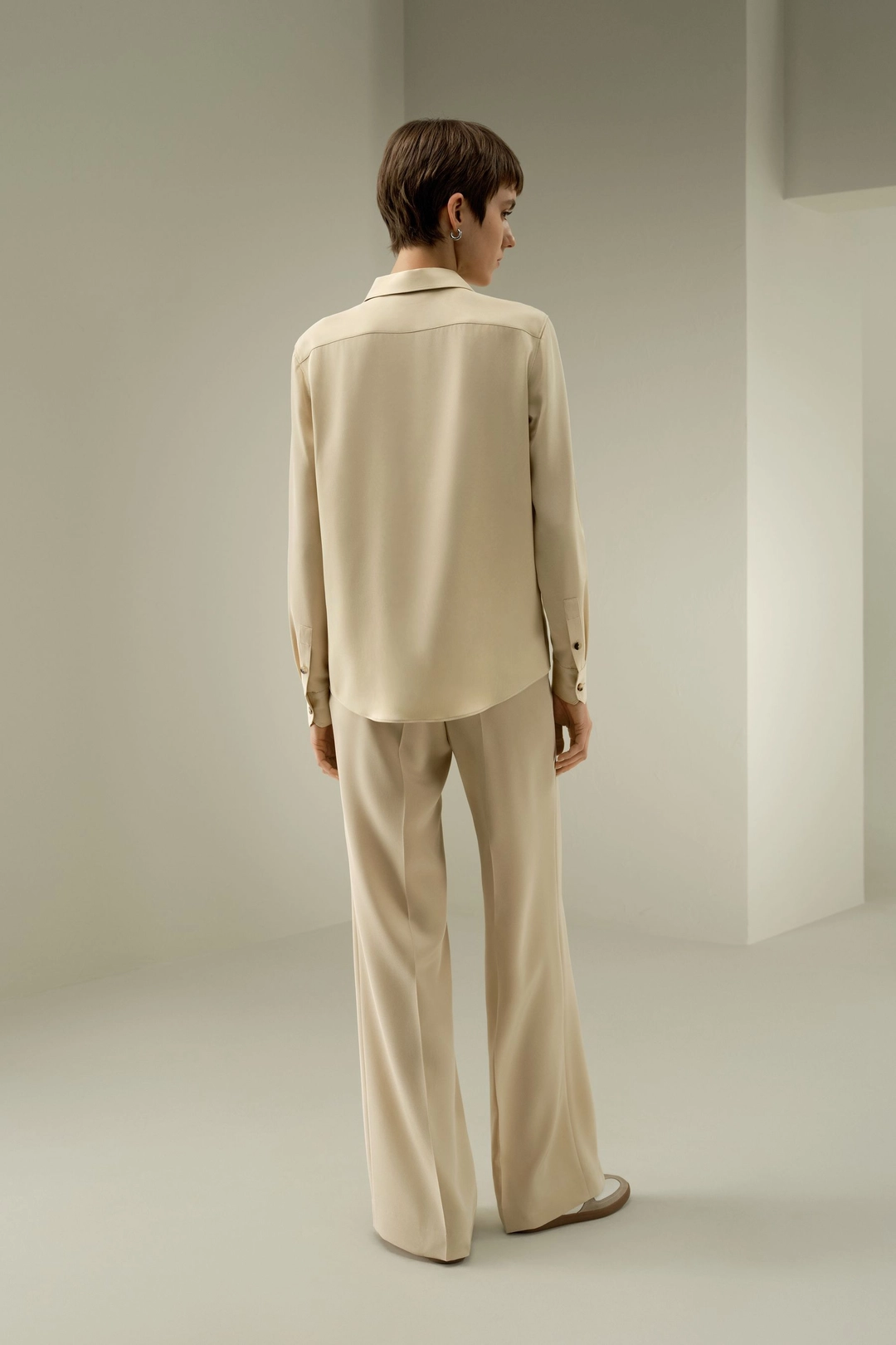 LILYSILK Blouse En Soie Convient Pour Le Travail Et Les Sorties Décontractées Soie Charmeuse Double Face Retours Et Échanges Rapides Dune L