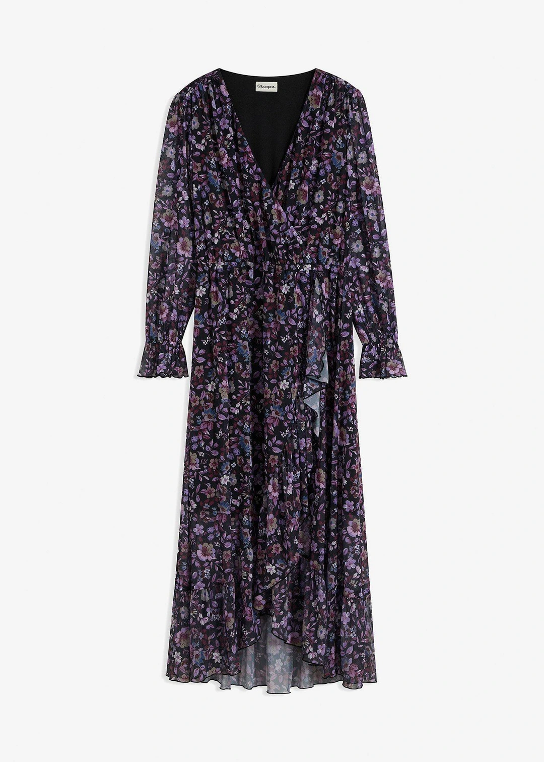 Robe en mesh à imprimé floral