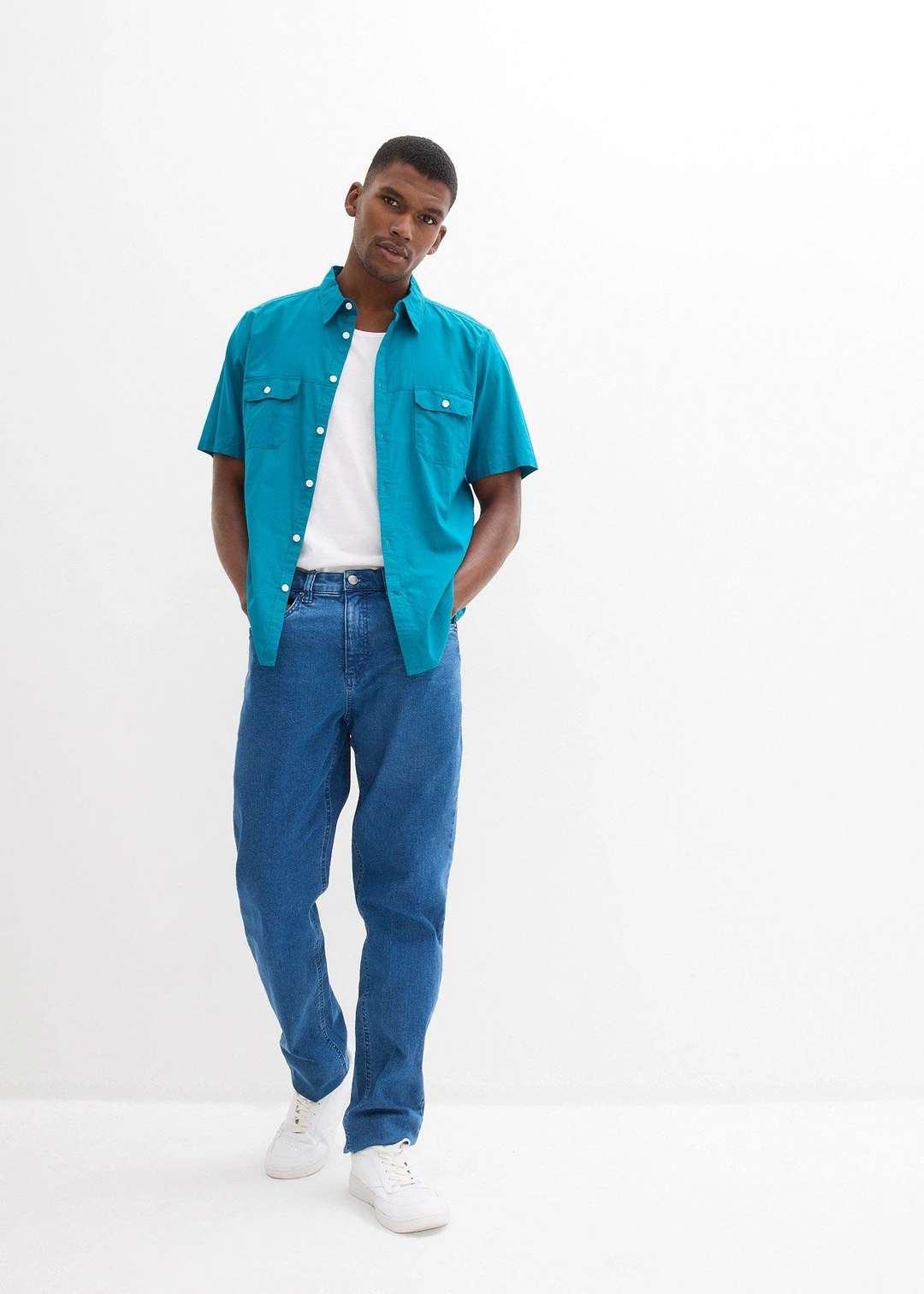 Chemise manches courtes 100% coton - 2