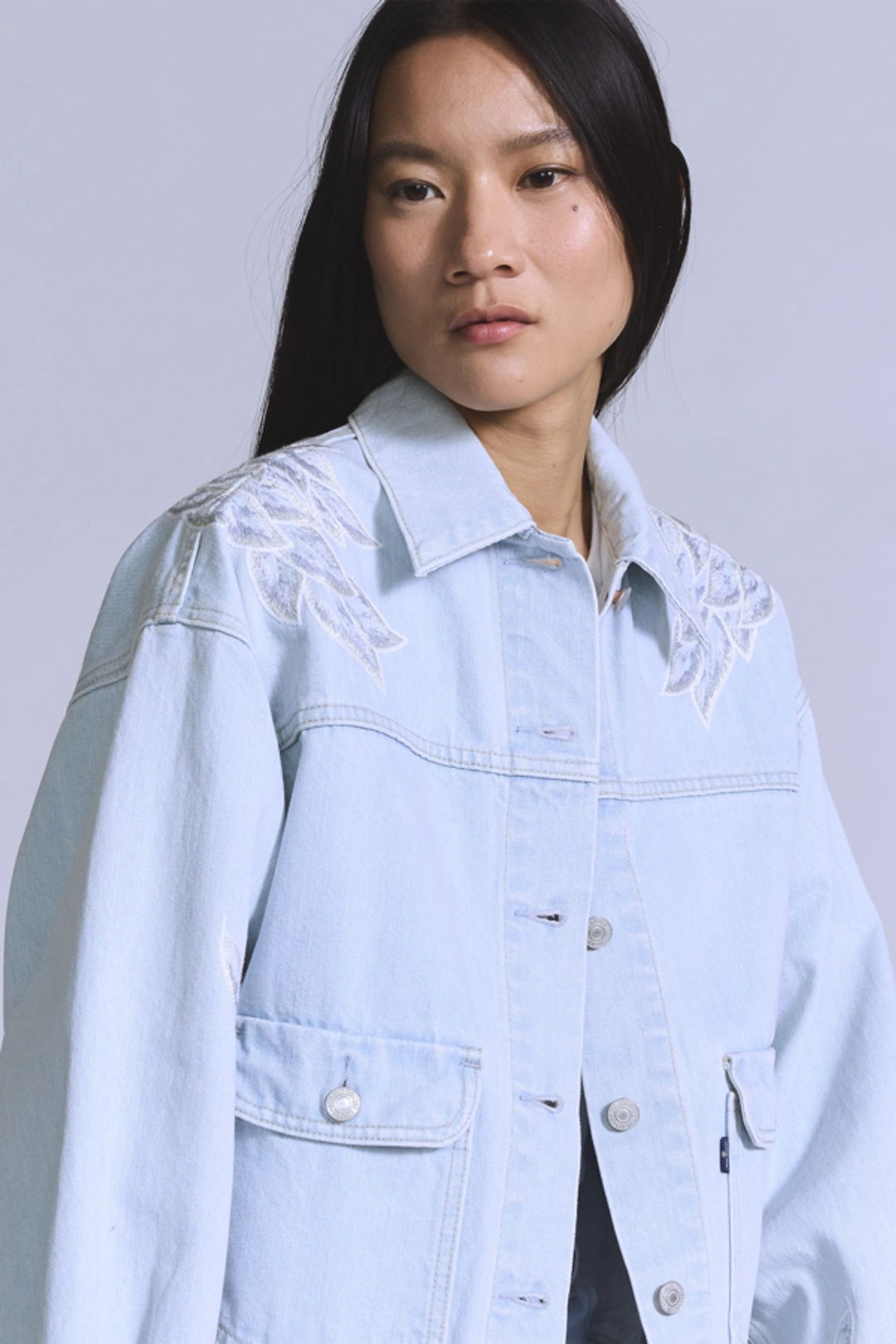 Levi's Veste Trucker Bliss - Femme - Bleu / Blue Sandyneck - XS