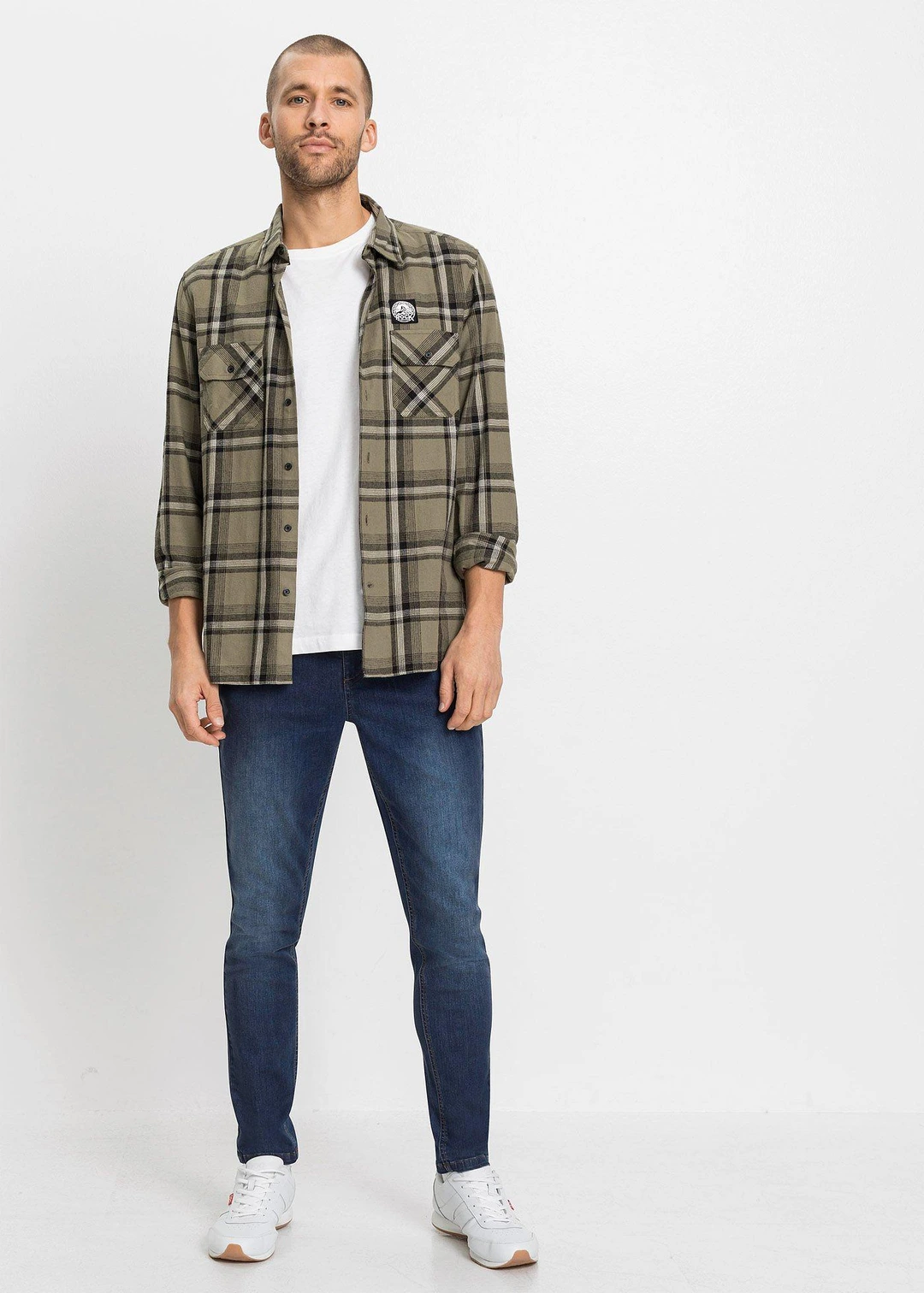 Lot de 2 jeans très extensibles slim, jambes fuselées - 2