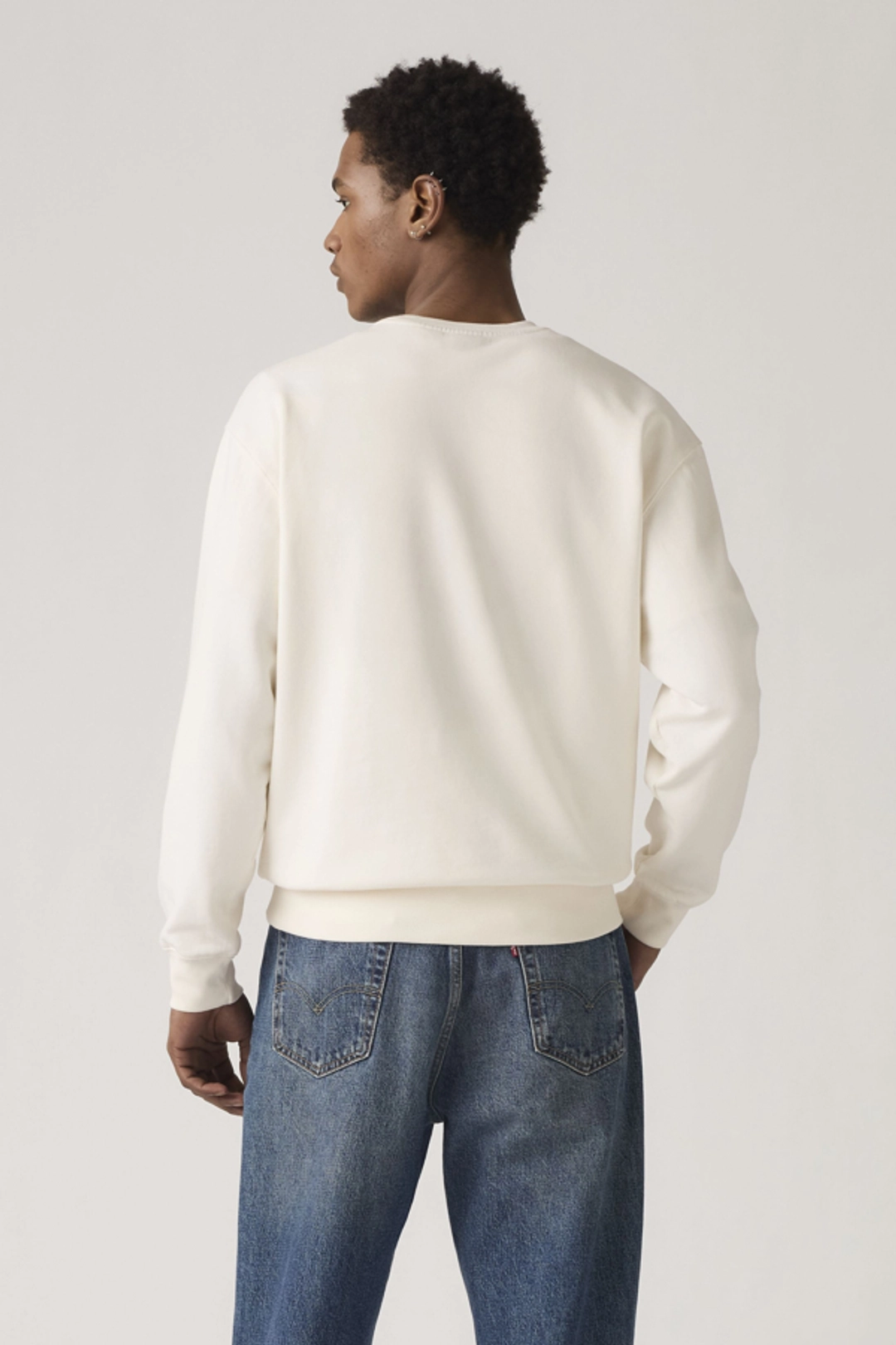 Levi's Sweat Shirt Col Rond Graphique Relaxed - Homme - Gris / Light Heather Grey - XL - 2