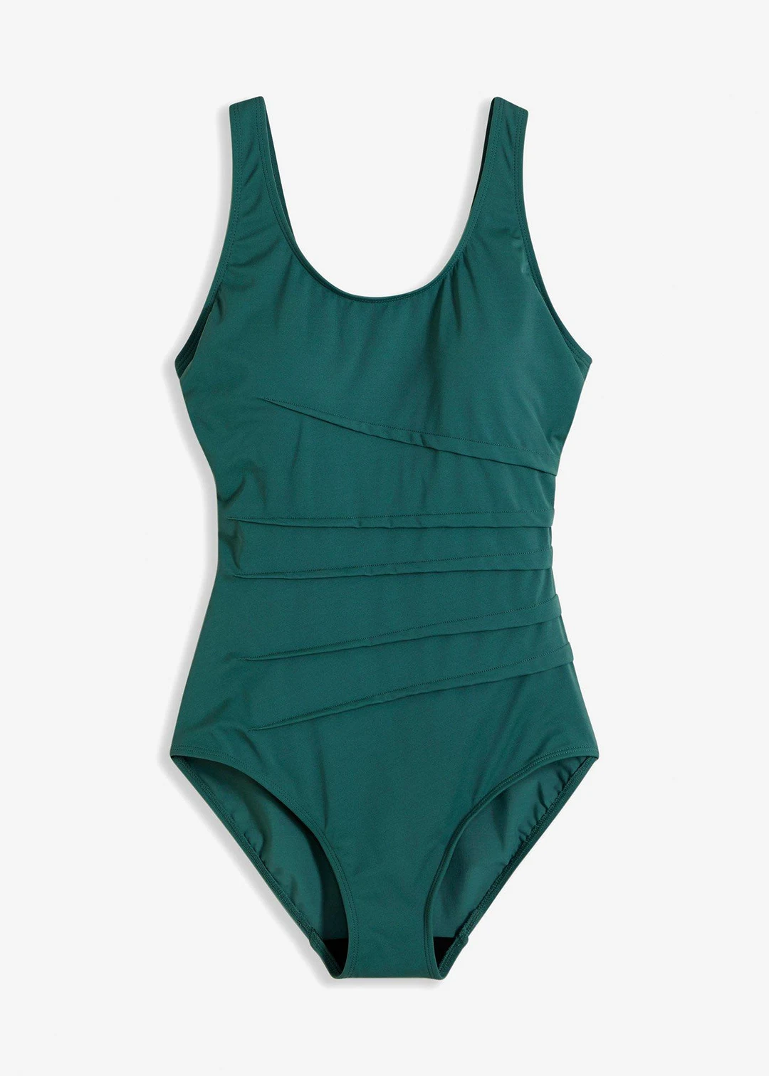 Maillot 1 pièce sculptant, maintien léger, avec plis décoratifs