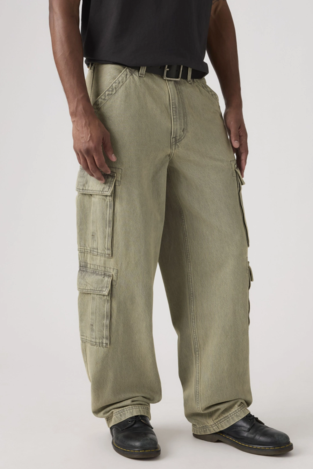Levi's Pantalon 578 Baggy Cargo - Homme - Noir / Goodbye Darling - 36X34 - 2