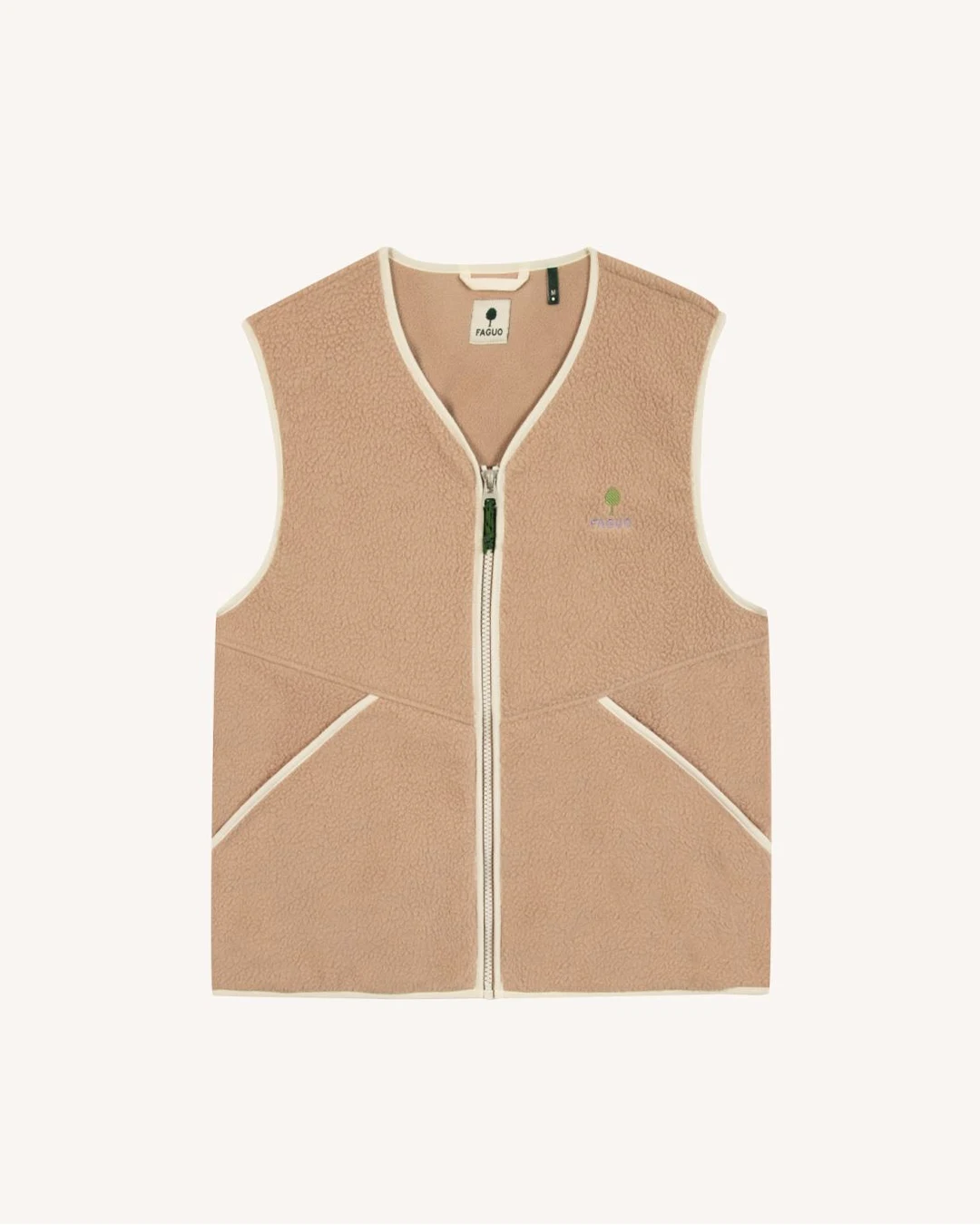 Veste polaire sans manches taupe - TEILLAY - 2