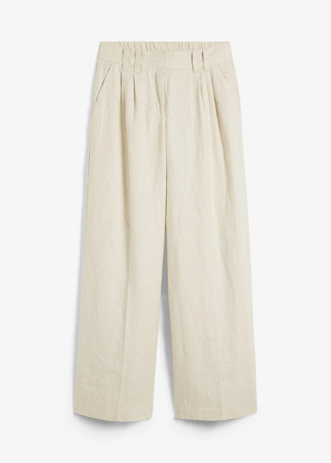 Pantalon à pinces 100% lin