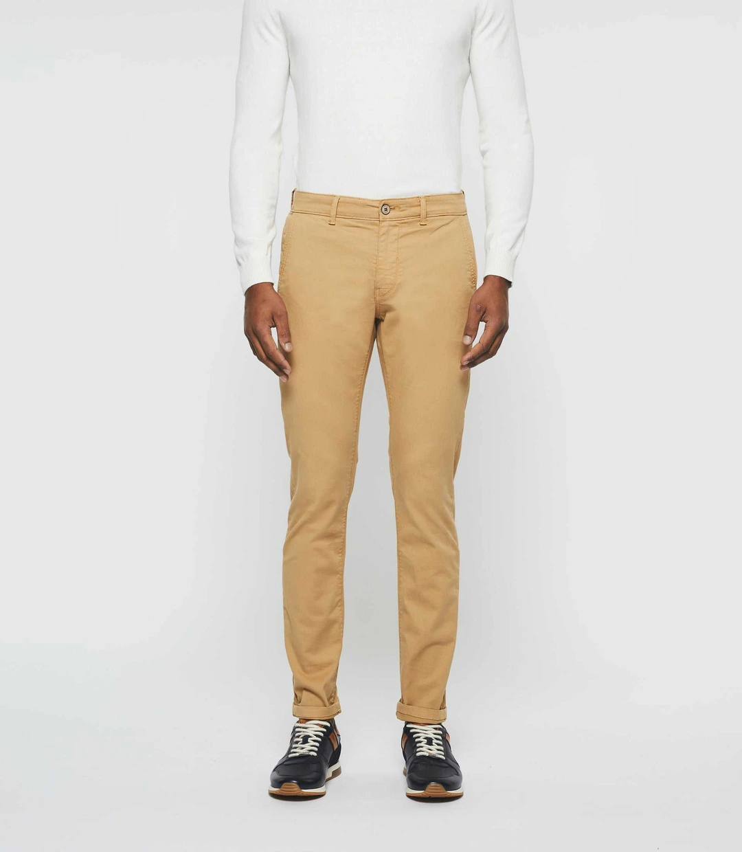 IZAC - Pantalon slack casual beige PACHELOROUT