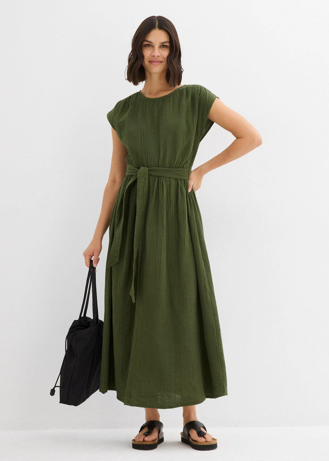 Robe midi 100% coton - 2
