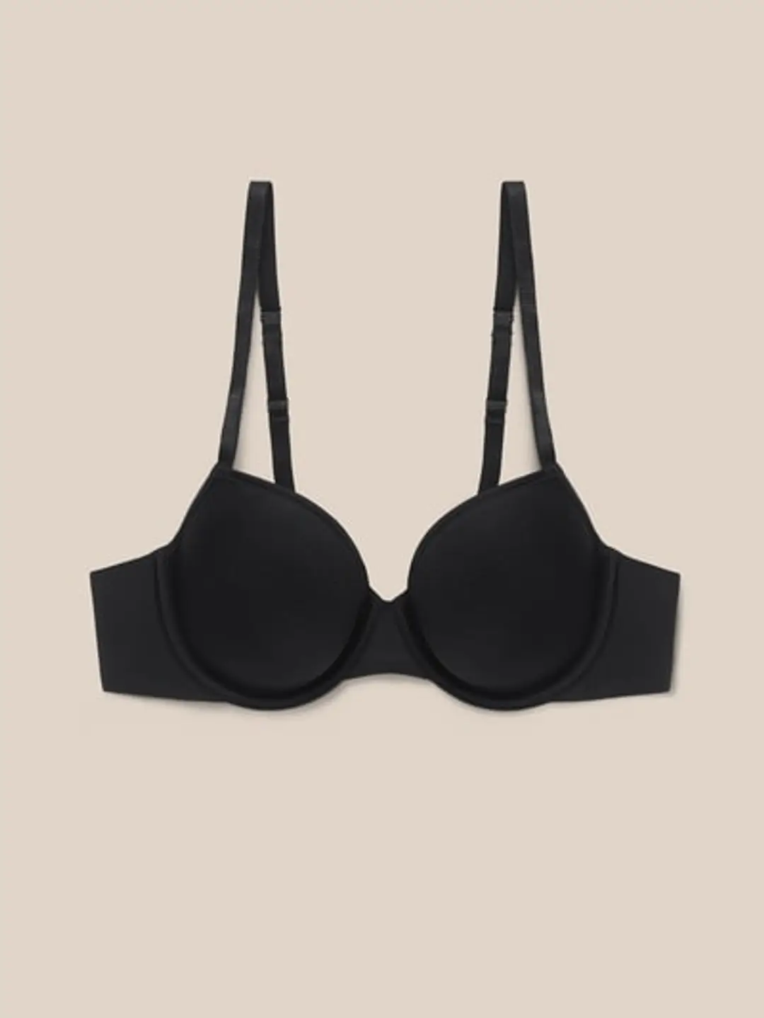 LILYSILK Soutien-gorge Soie Noir 90E Soutien Invisible Confortable Respirant Ajustable