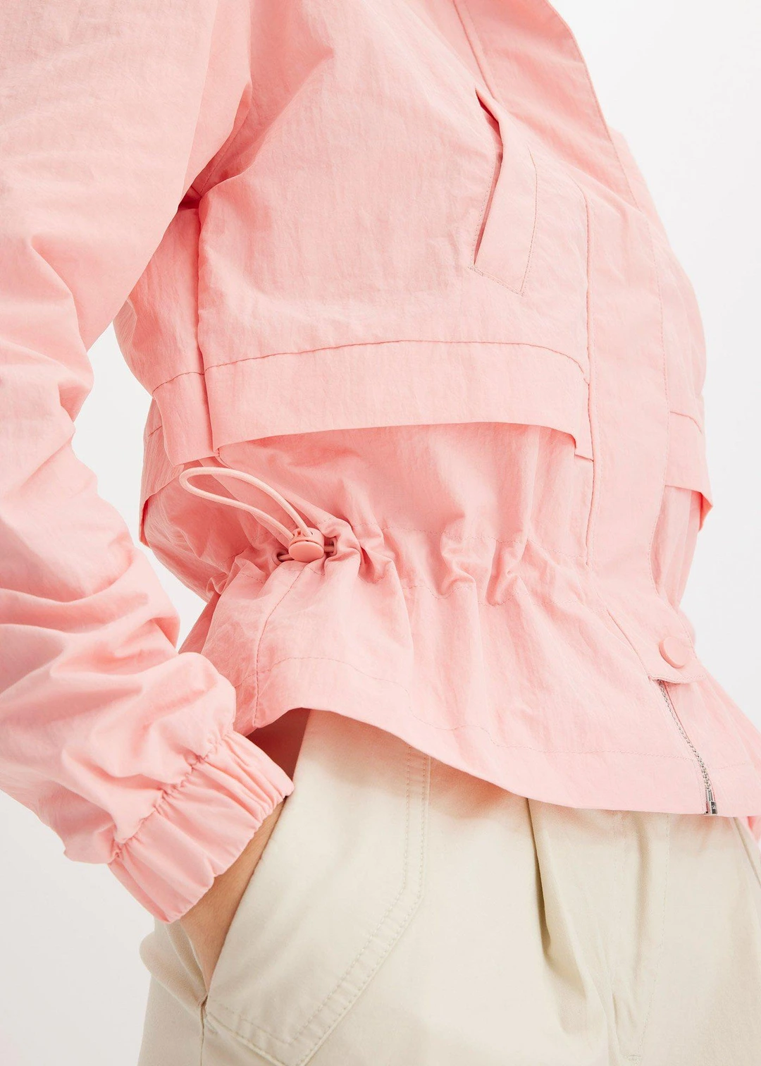 Veste courte à taille resserrable - 3