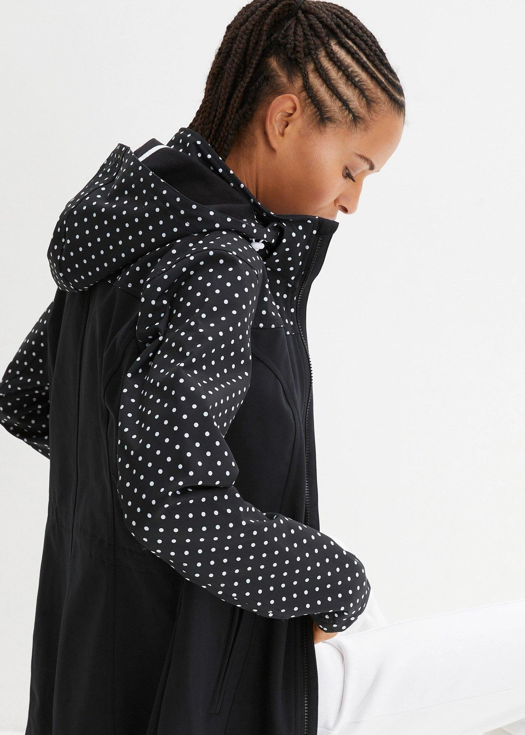 Veste déperlante en softshell