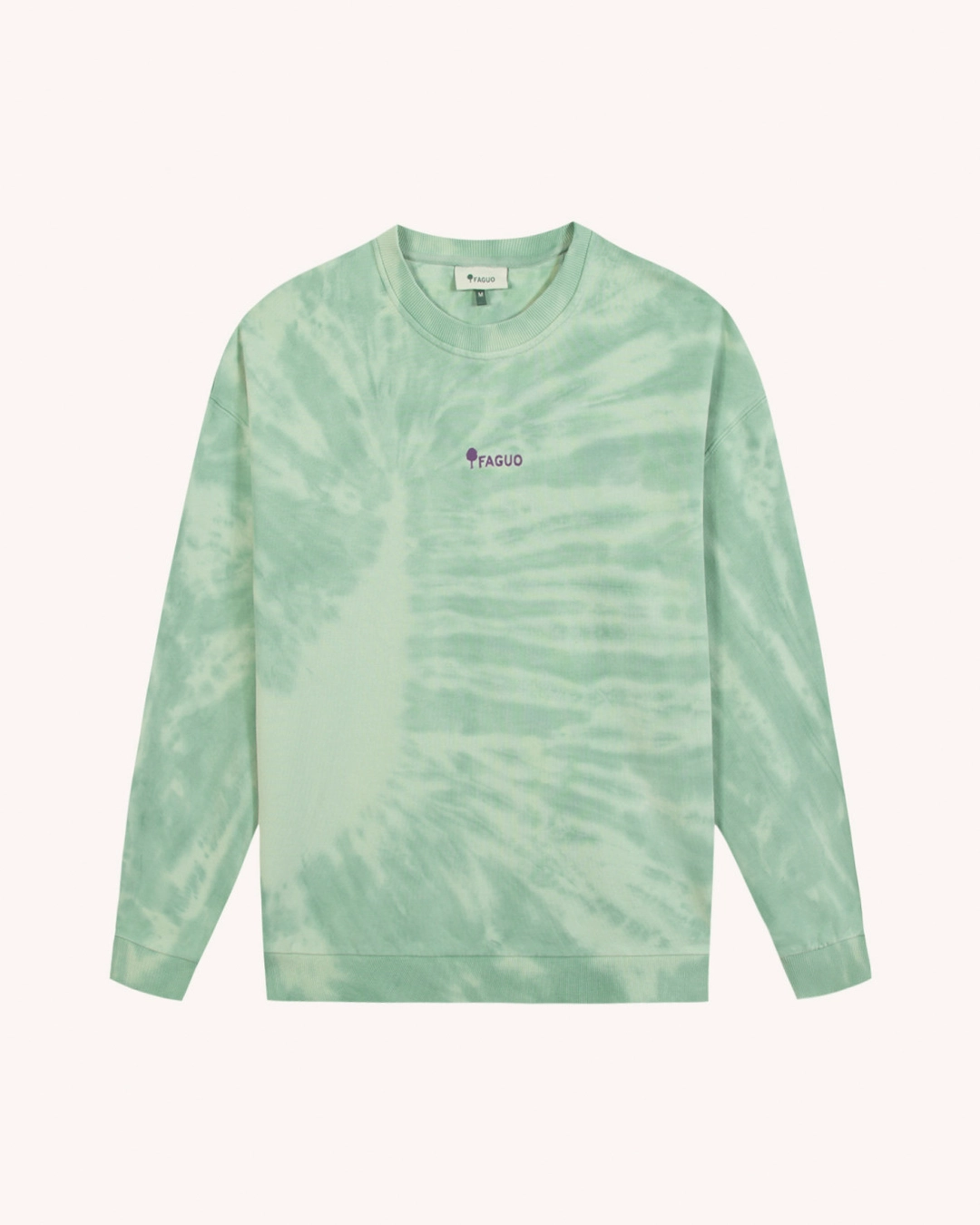 Sweat col rond vert menthe - FANGO - 2