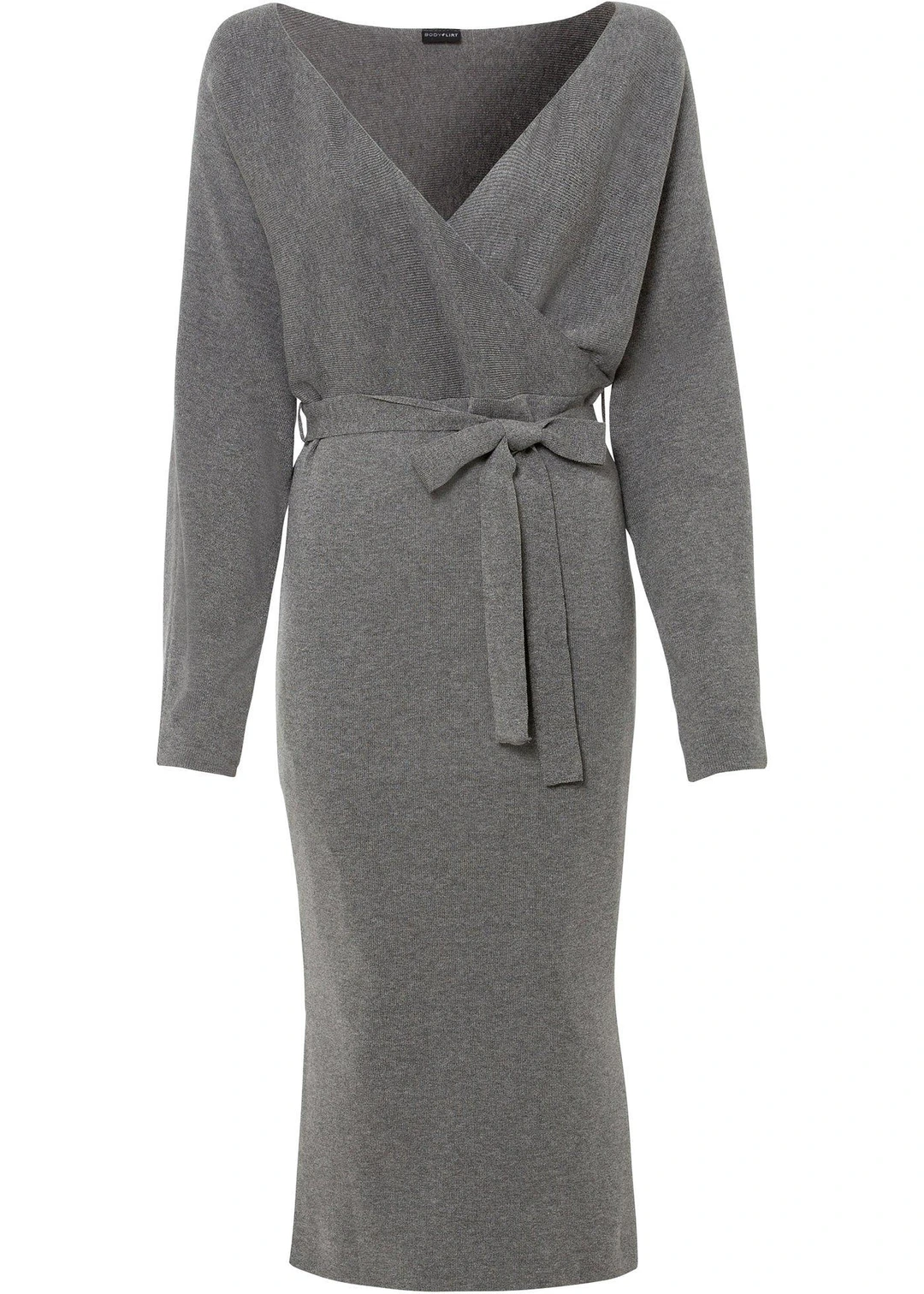 Robe fluide en maille de viscose mélangée