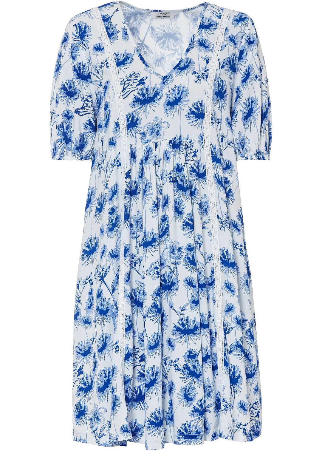 Robe courte en viscose