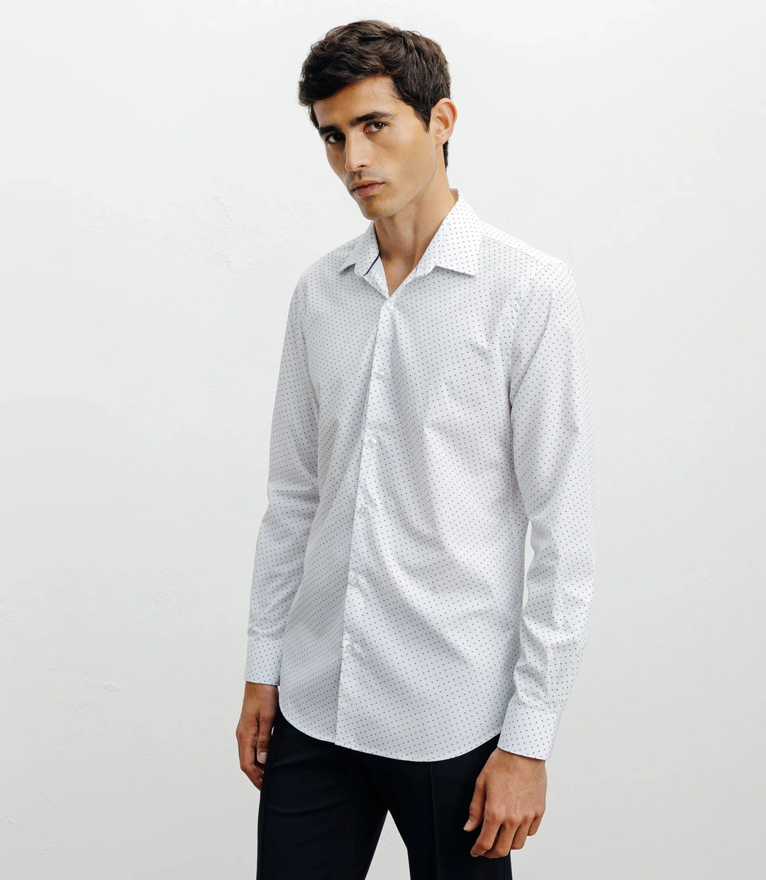 IZAC - Chemise ville imprimée blanche