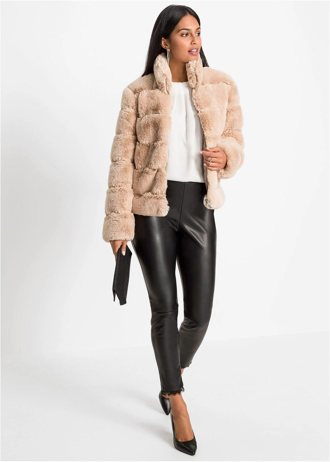 Veste zippée en peluche - 2