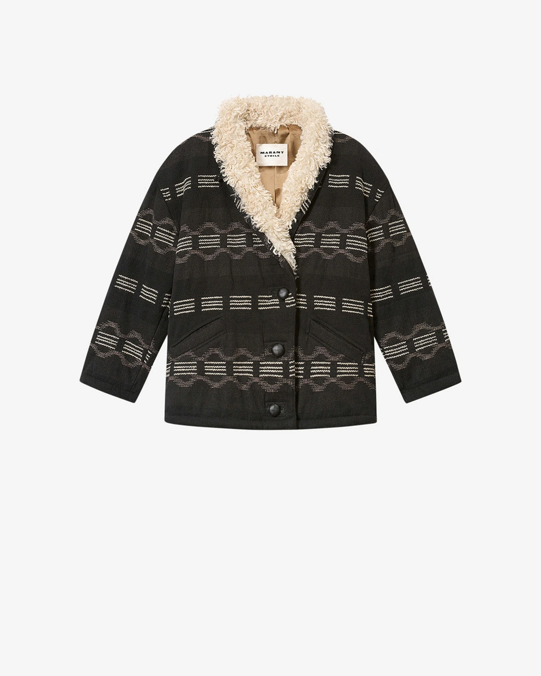 Manteau Qayla - Femme - Noir Délavé - Taille 44 - Marant Étoile