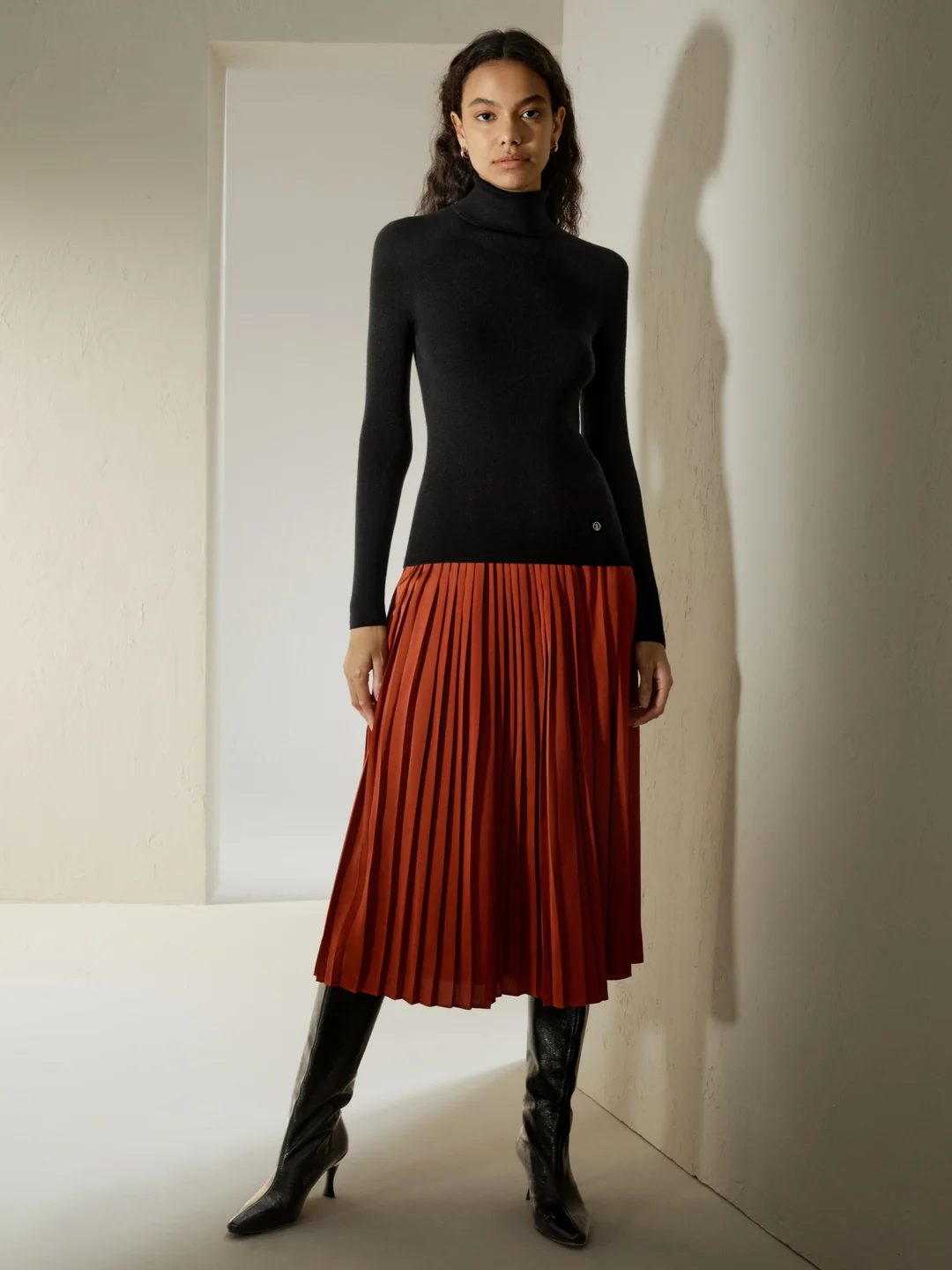 LILYSILK Pulls En Soie Femme Noir Pièce Facile À Assortir Soie Et Cachemire Confortable Pour La Peau M