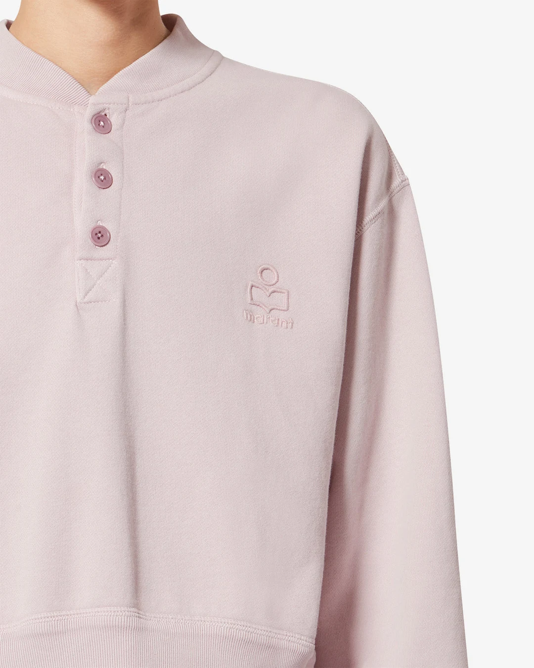 Sweat Shirt Simony - Femme - Rose Clair - Taille 44 - Marant Étoile - 2
