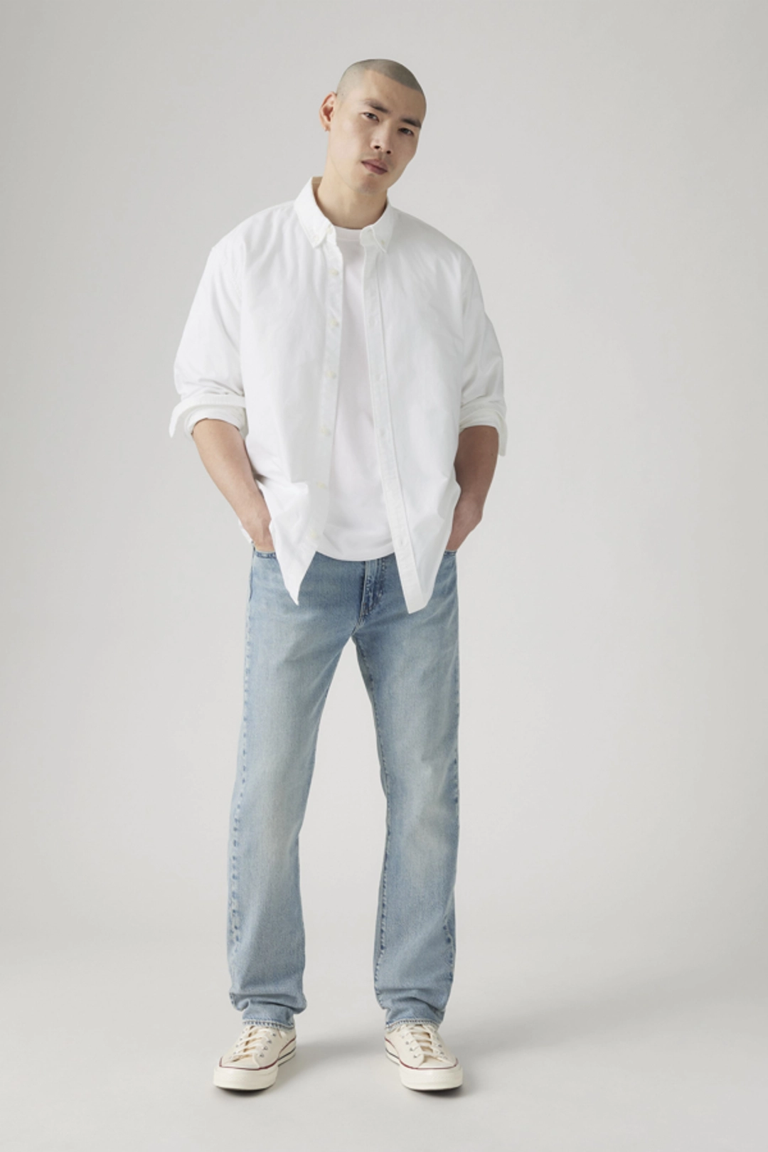 Levi's Jean 505 Regular Authentic Soft - Homme - Bleu / In The Head Lights Authentic Soft - 40X32