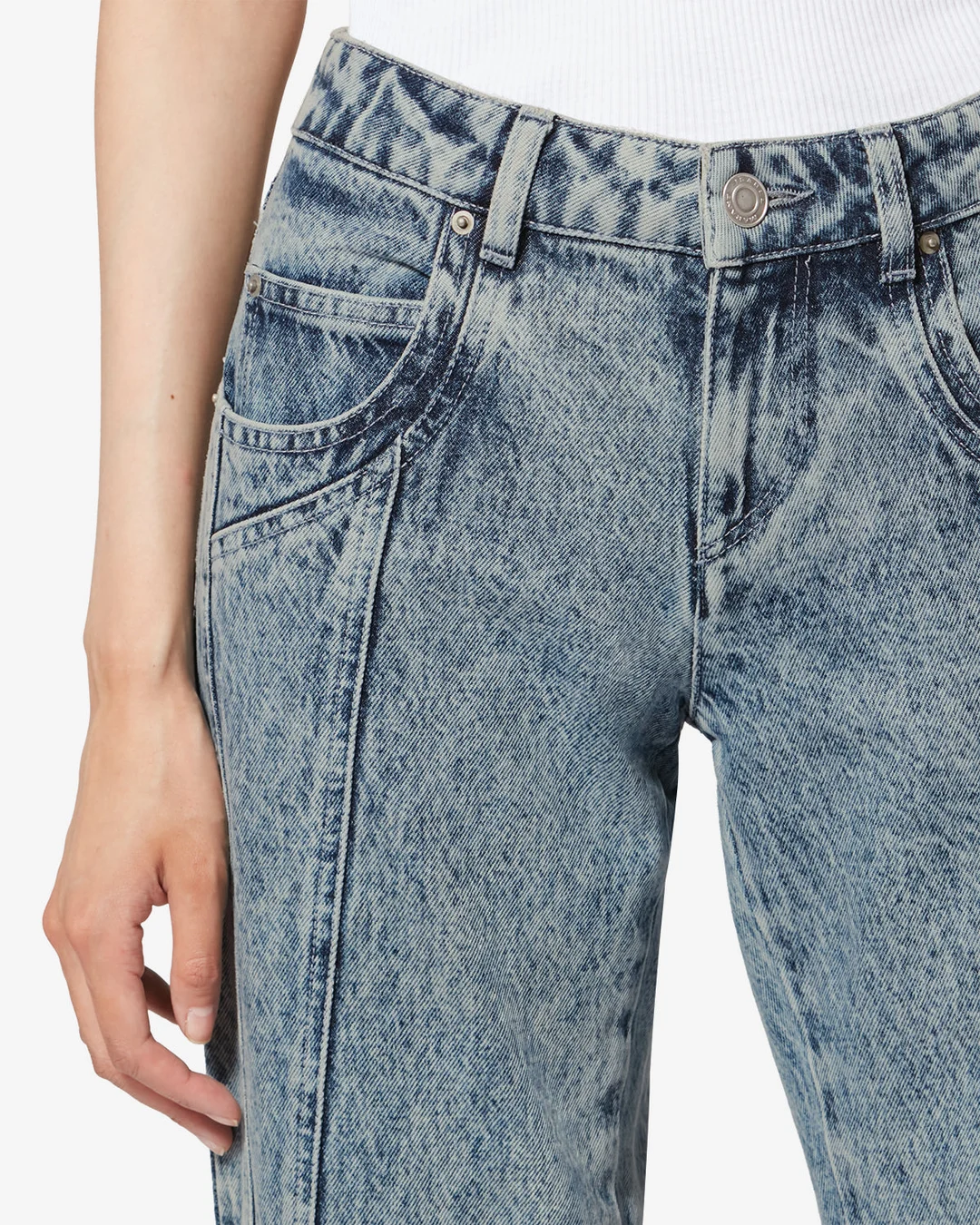 Pantalon Jaylis - Femme - Bleu Clair - Taille 42 - Marant Étoile - 2
