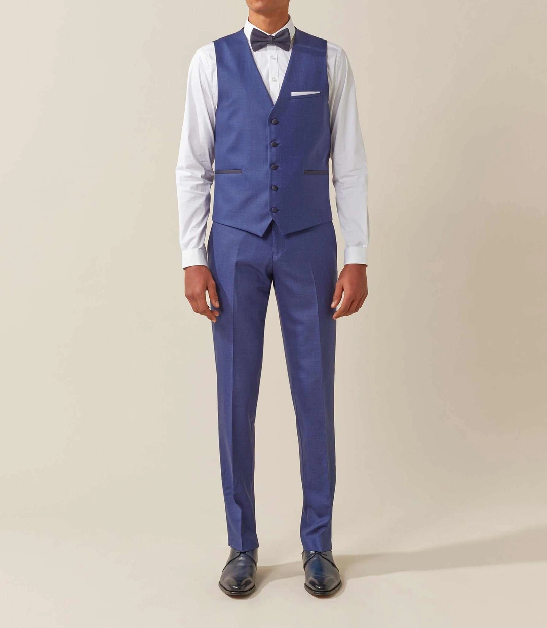 IZAC - Gilet cérémonie bleu ''Xferi''