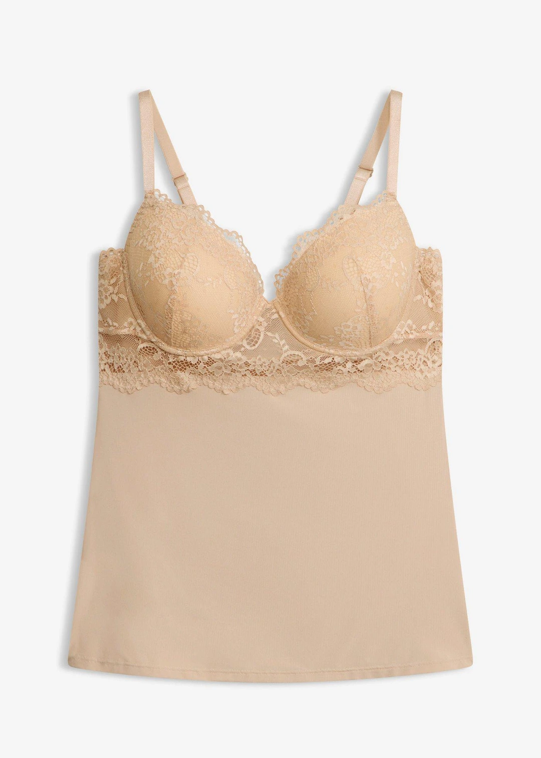 Caraco soutien-gorge en matière microfibre lisse