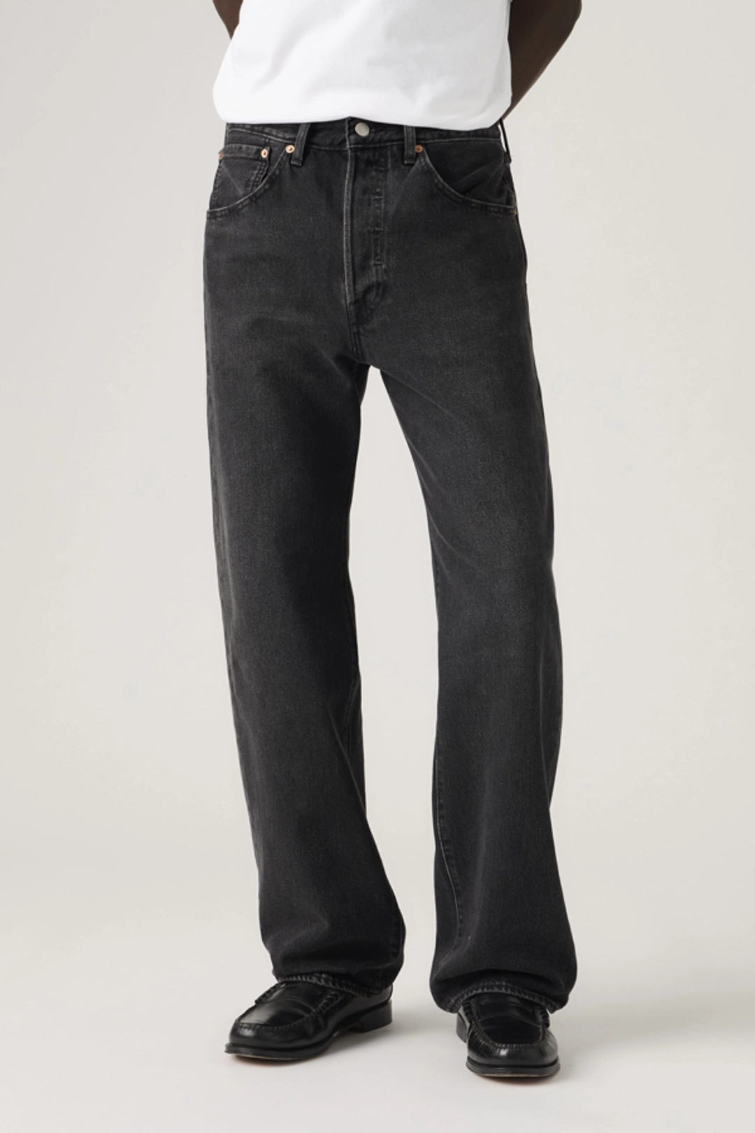 Levi's Jean 501 Loose - Homme - Noir / Big Wheels - 40X32 - 2