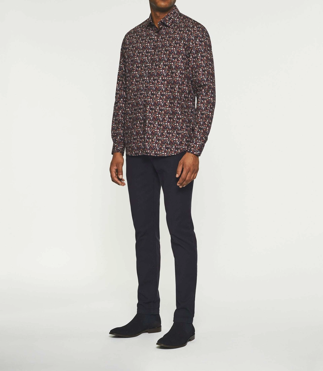 IZAC - Chemise casual à imprimée marine rose JADEN