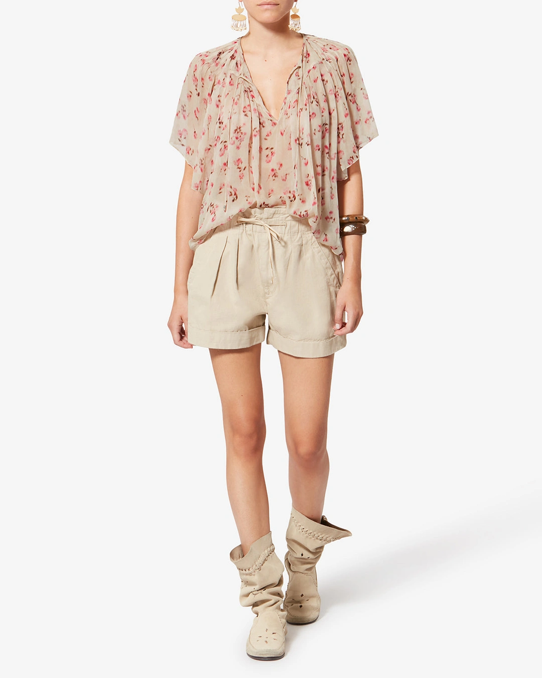 Blouse Neslya - Femme - Beige - Taille 44 - Marant Étoile - 4