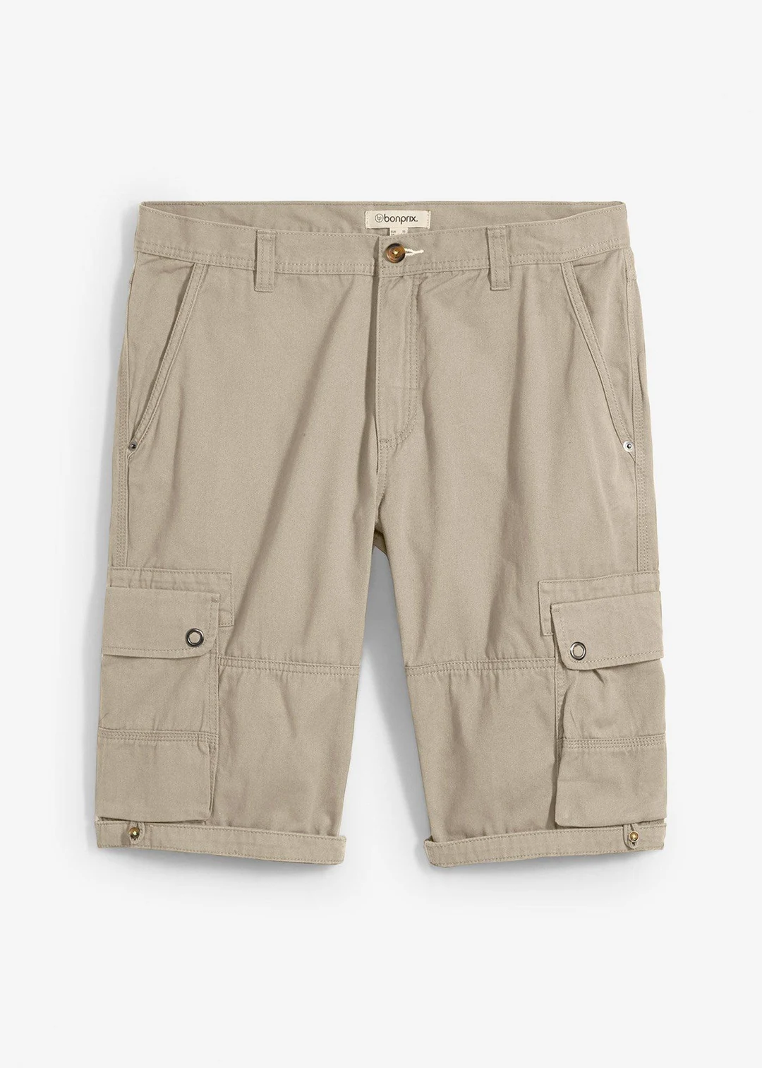 Bermuda cargo 100% coton, regular