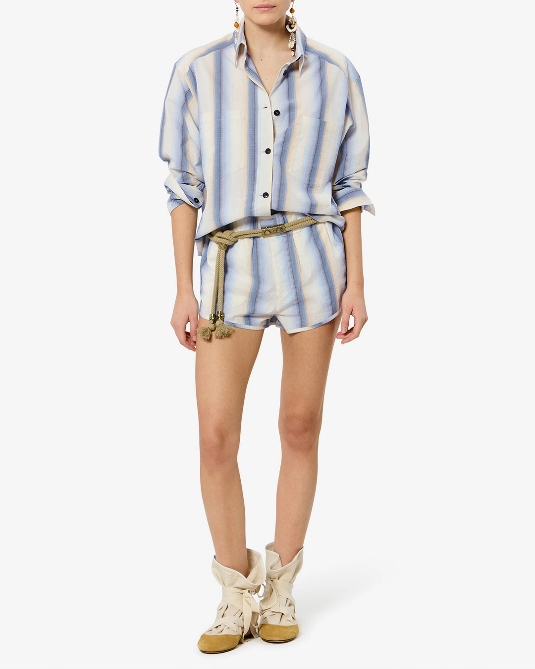 Short Melinea - Femme - Bleu - Taille 40 - 4