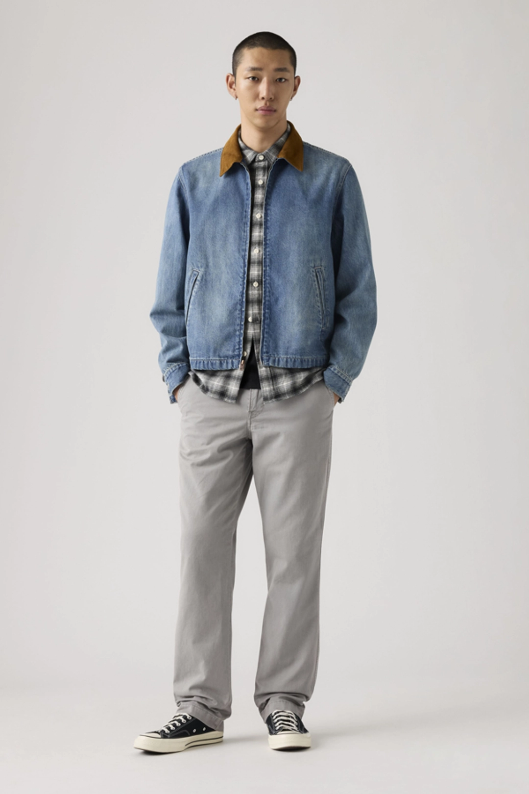 Levi's Pantalon XX Chino Authentic Relaxed - Homme - Bleu / Navy Blazer Soft Garment Dye - 29X32