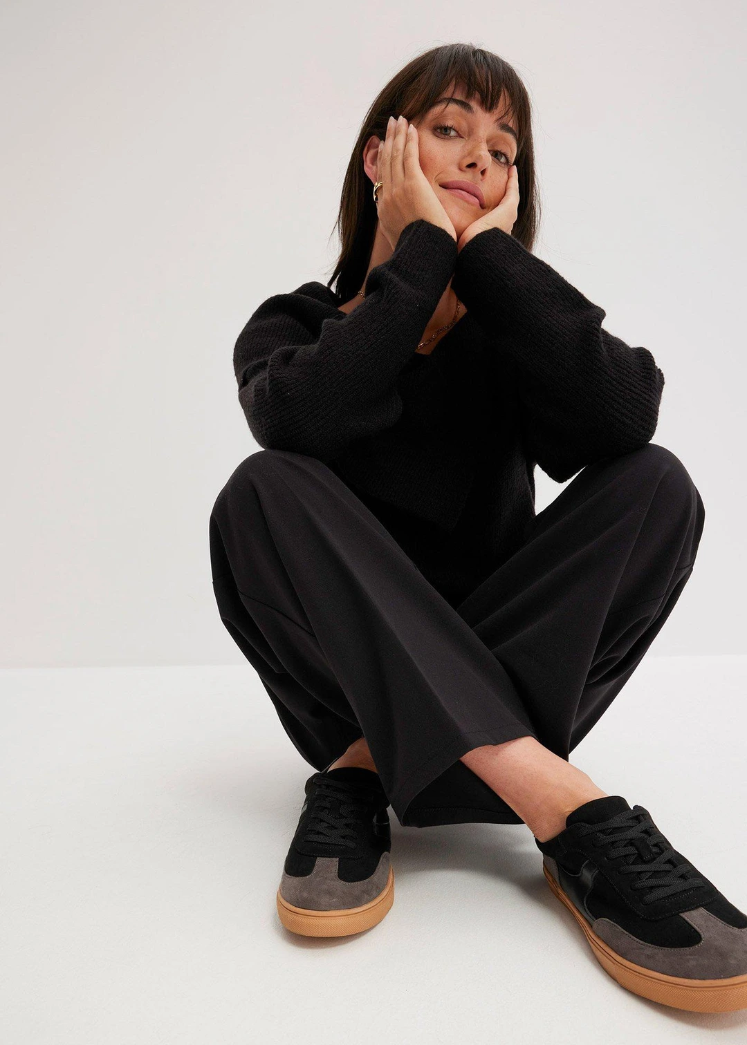 Pantalon à pinces en viscose mélangée - 3