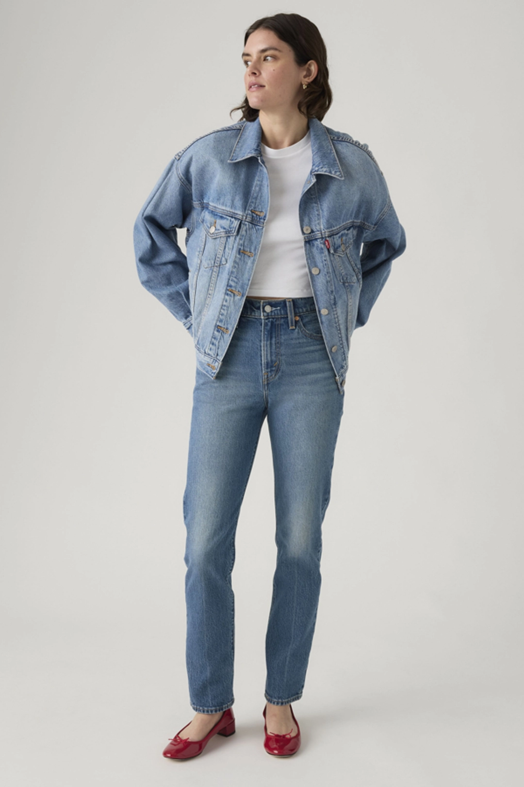 Levi's Jean Slim Wedgie - Femme - Noir / After Hours Night - 34X30
