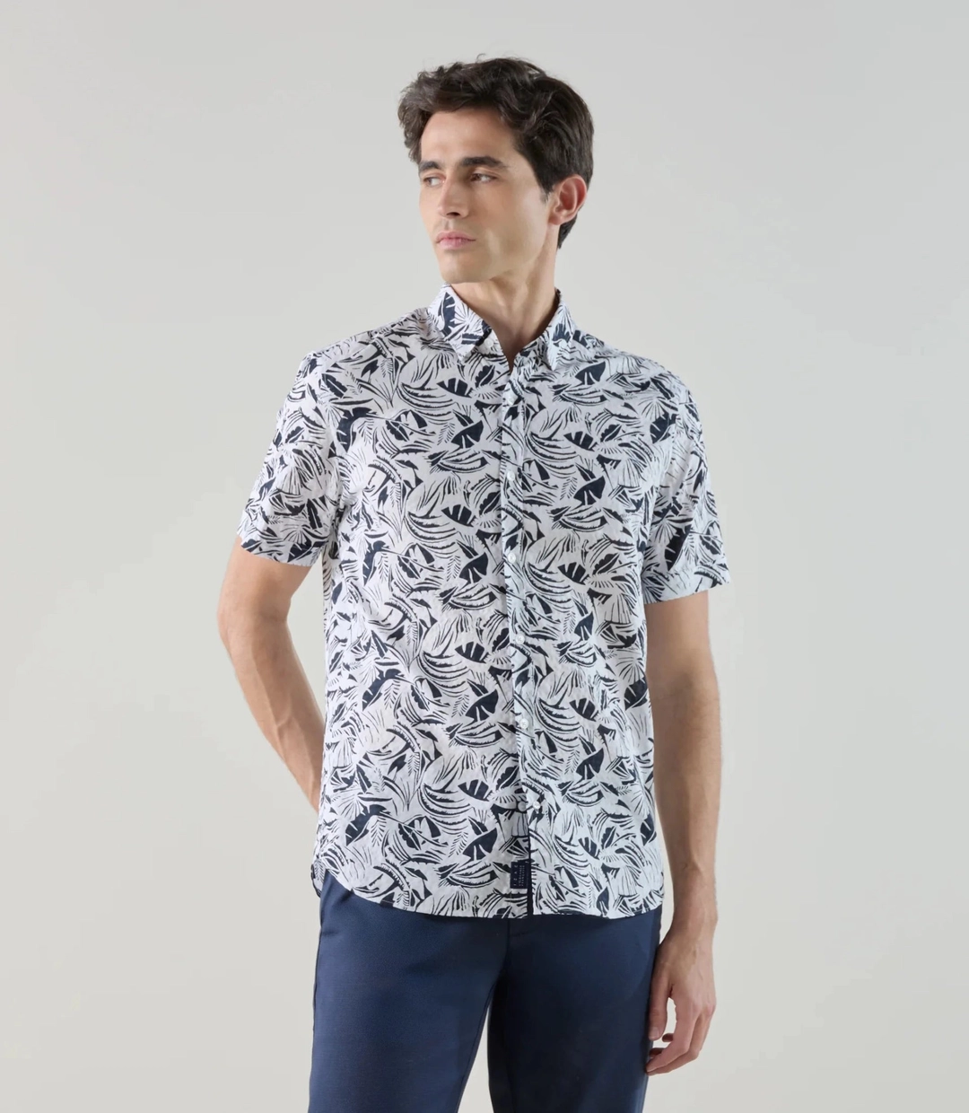 IZAC - Chemise fantaisie marine