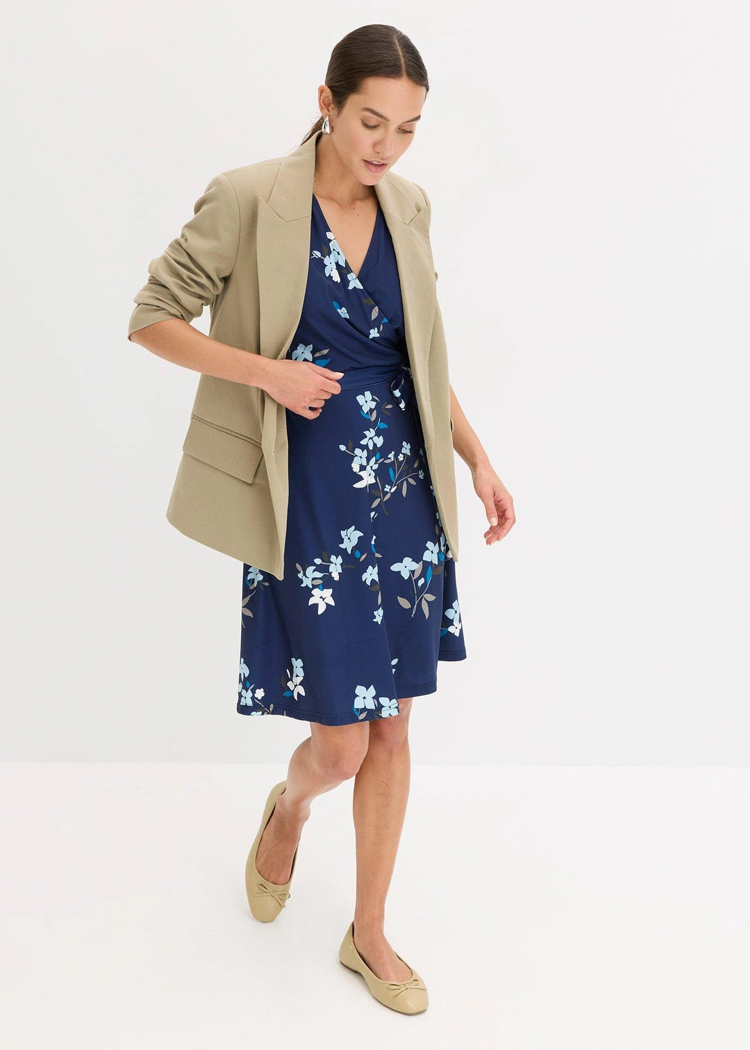 Robe en jersey style portefeuille - 2