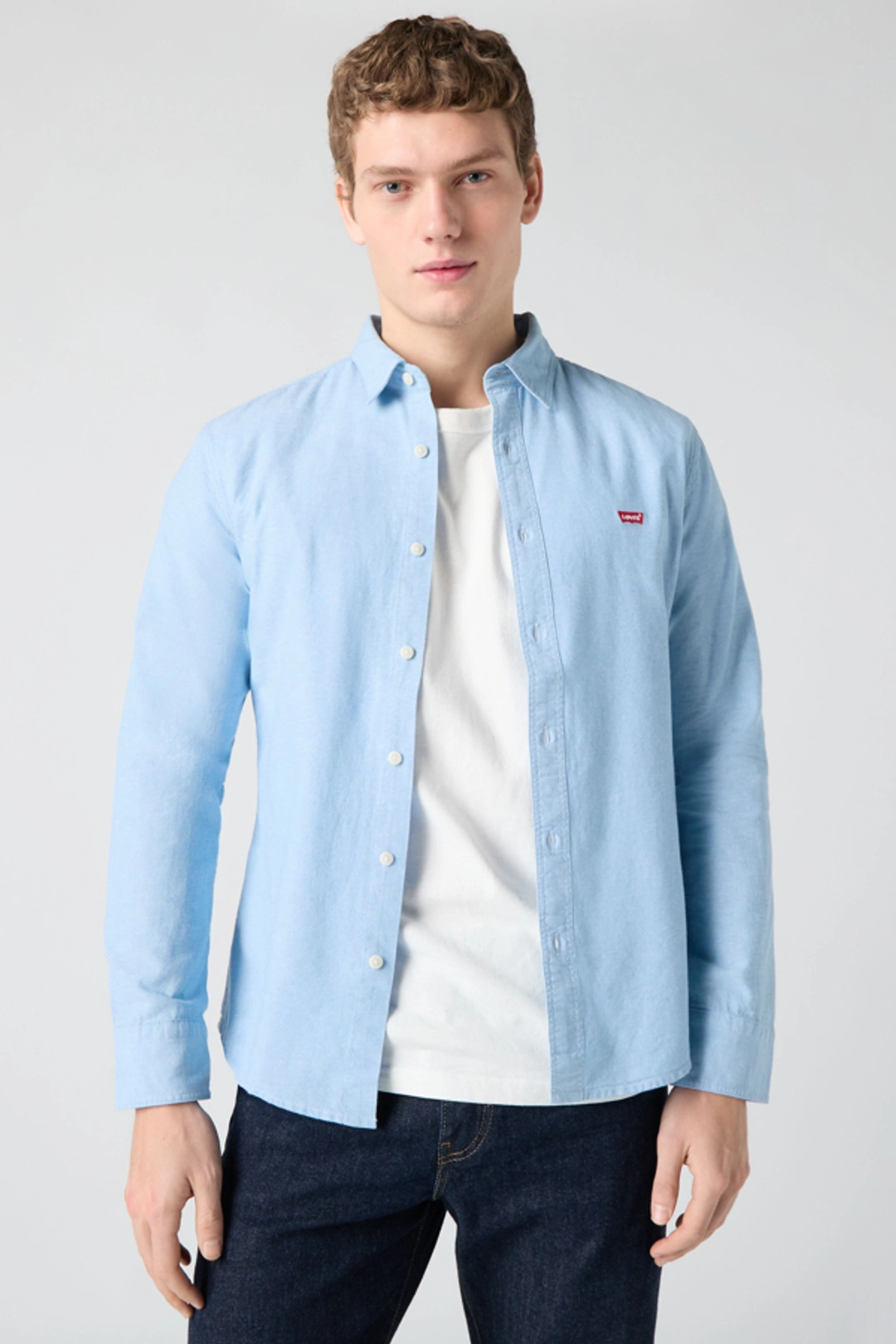 Levi's Chemise Battery Slim Housemark - Homme - Bleu / Naval Academy - XS