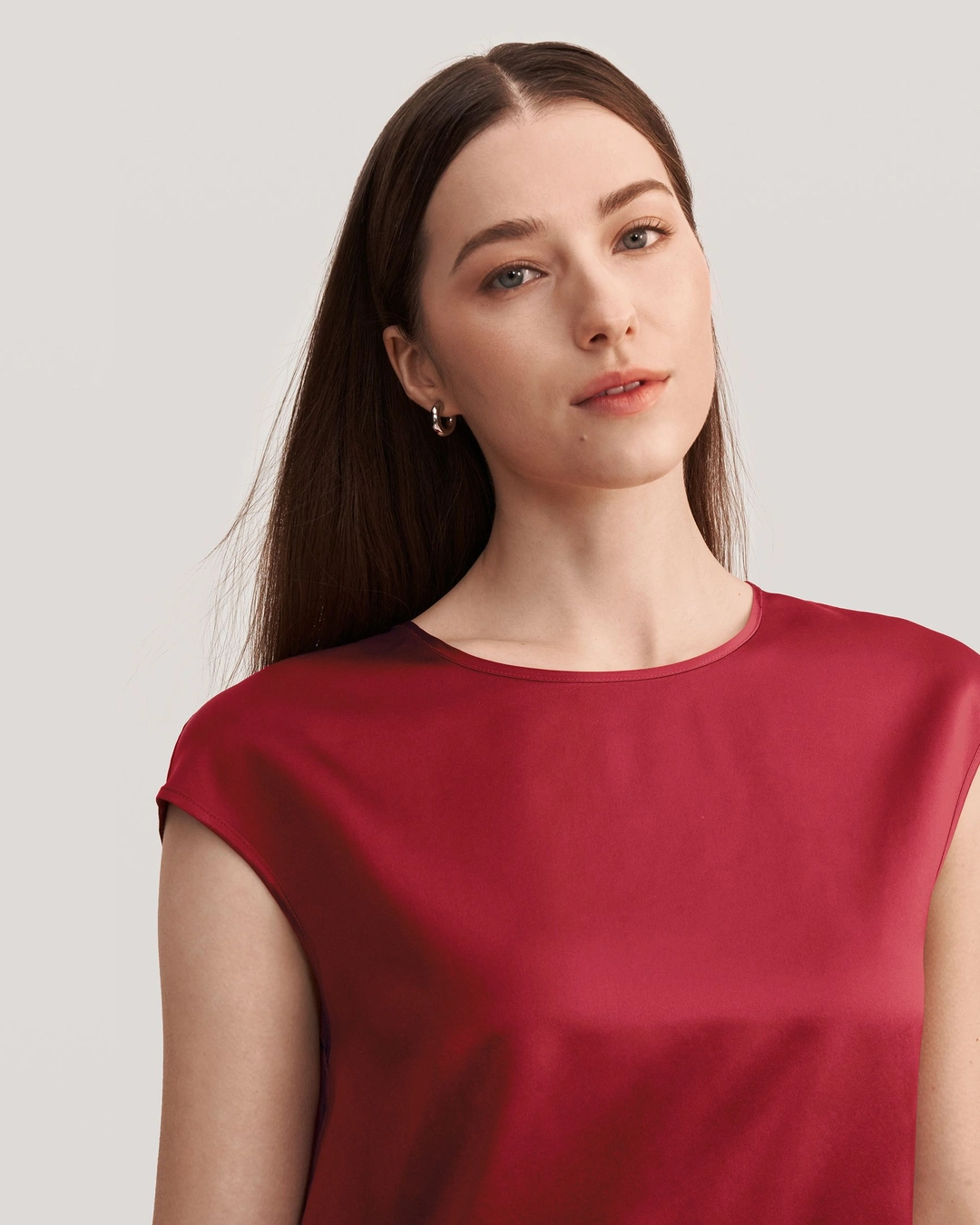 LILYSILK T Shirt Soie Femme Manches Courtes Soie De Mûrier De Haute Qualité Vêtements Pour Petites Personnes Une Élégance Intemporelle Noir Petite Xs