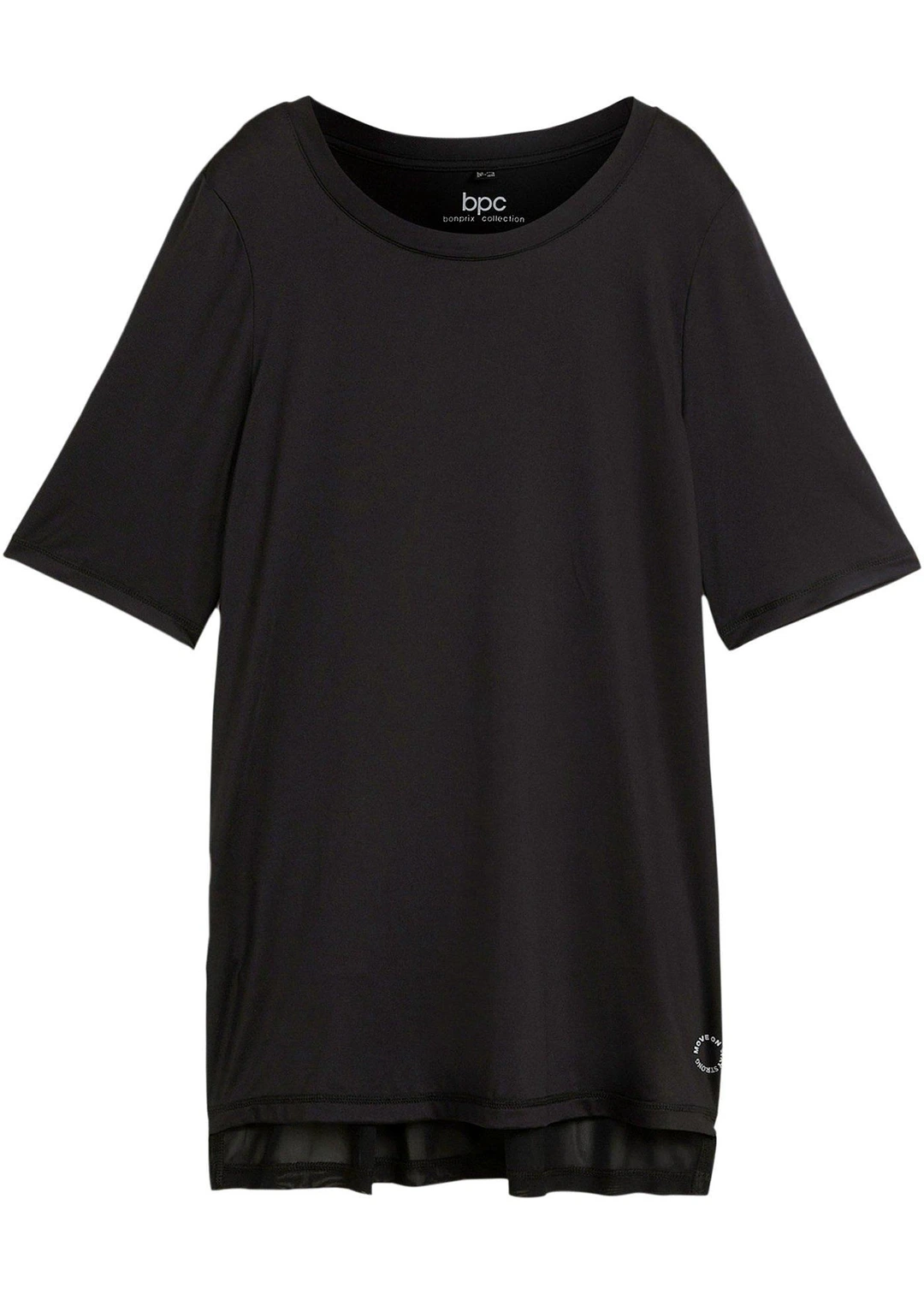 T-shirt de sport long avec mesh, séchage rapide