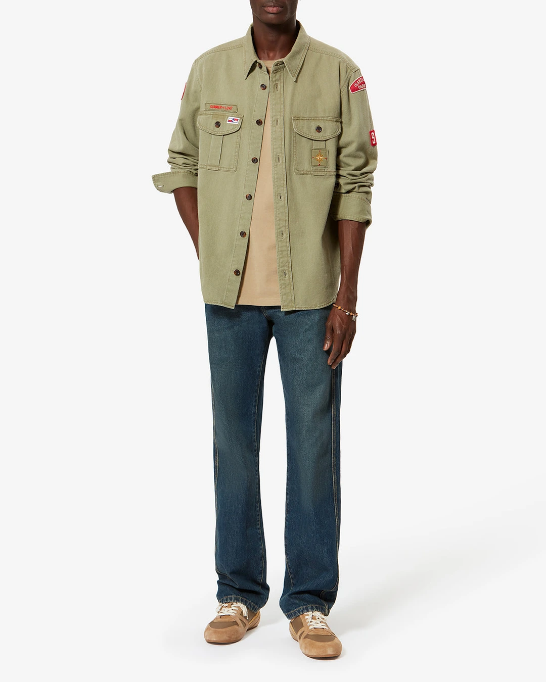 Chemise Nooria - Homme - Kaki - Taille XL - 4