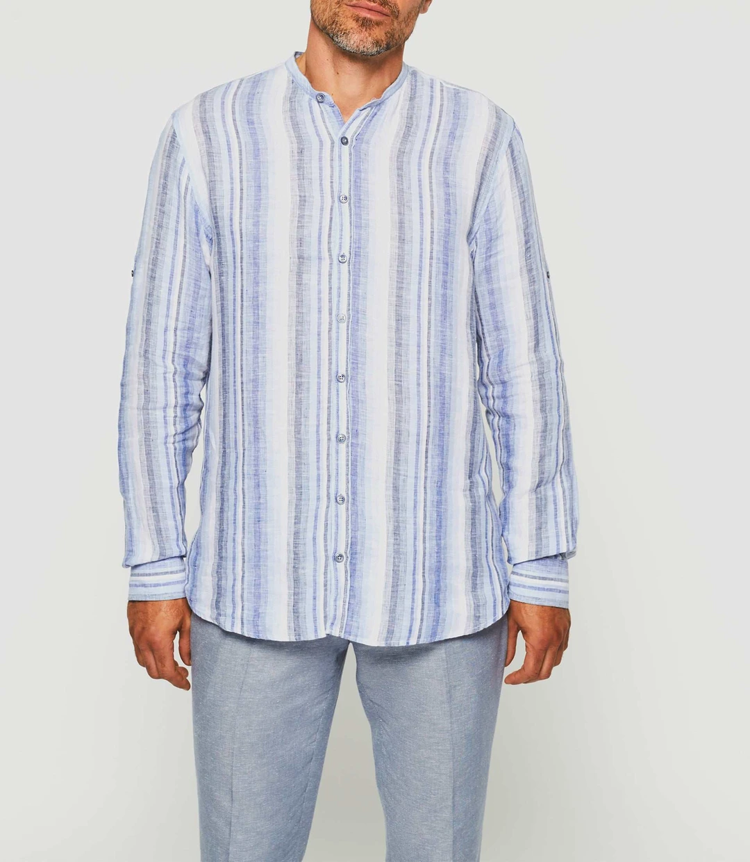 IZAC - Chemise casual bleu ciel ''Kabosa''