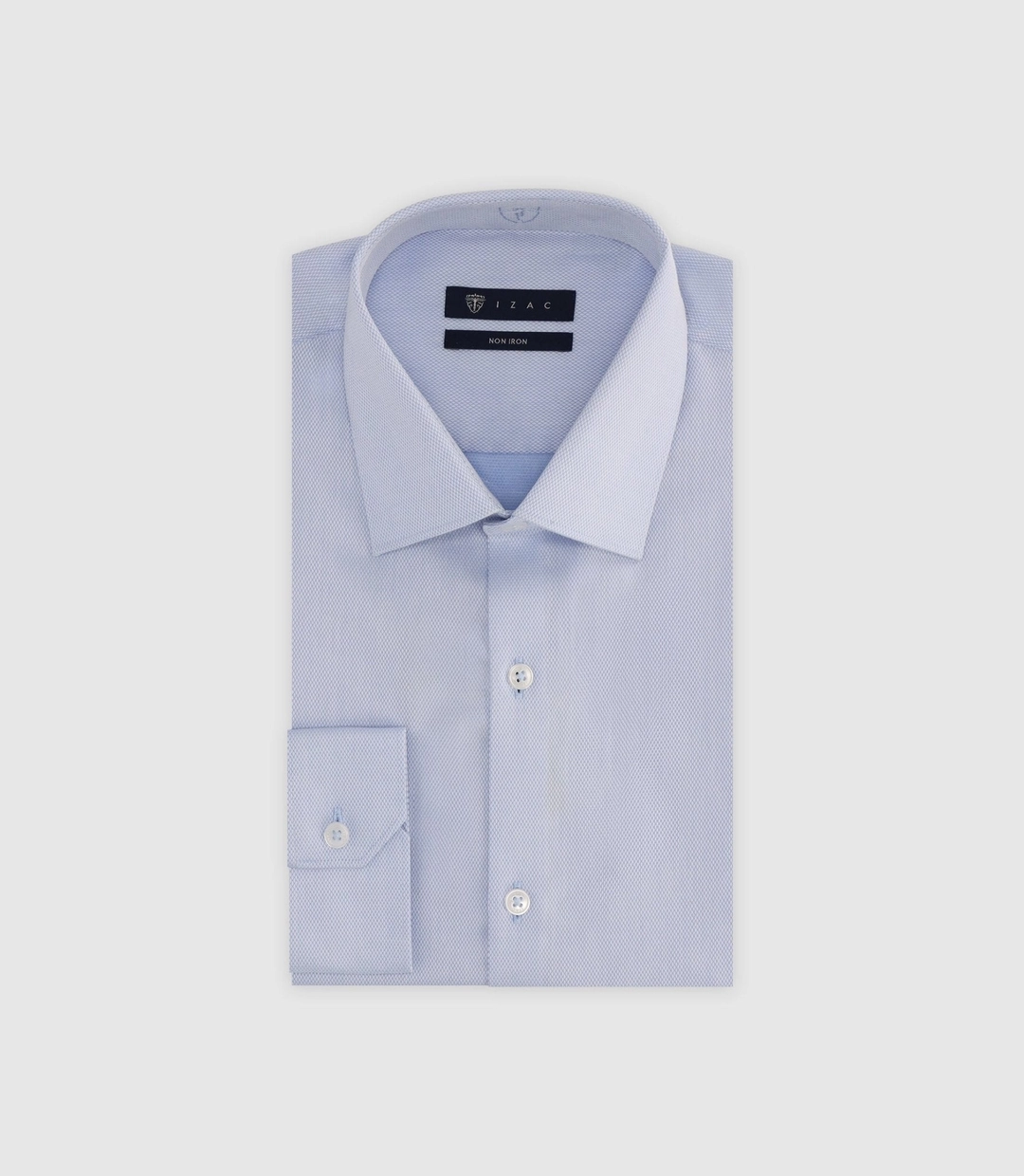 IZAC - Chemise col italien ciel