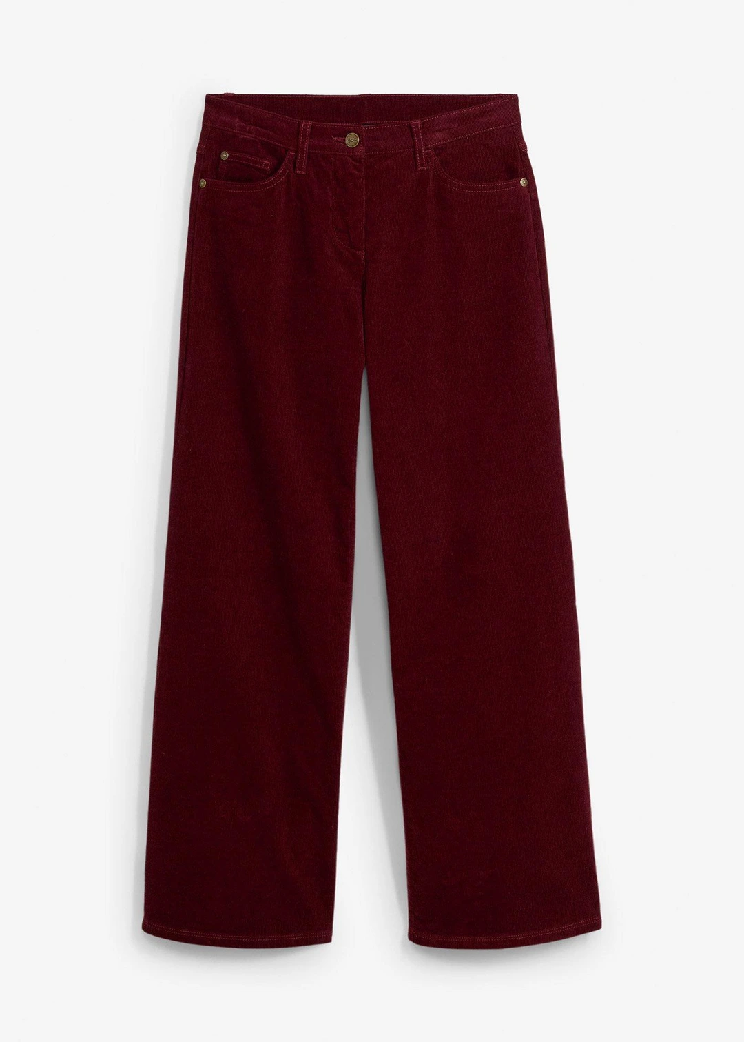 Pantalon large en velours côtelé