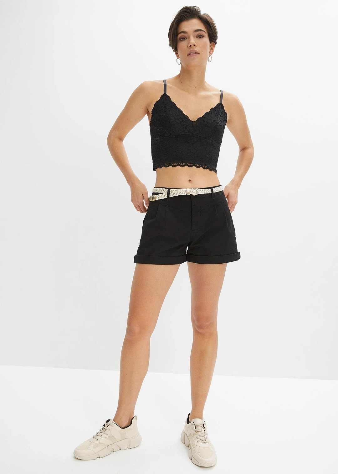 Short en coton extensible - 2