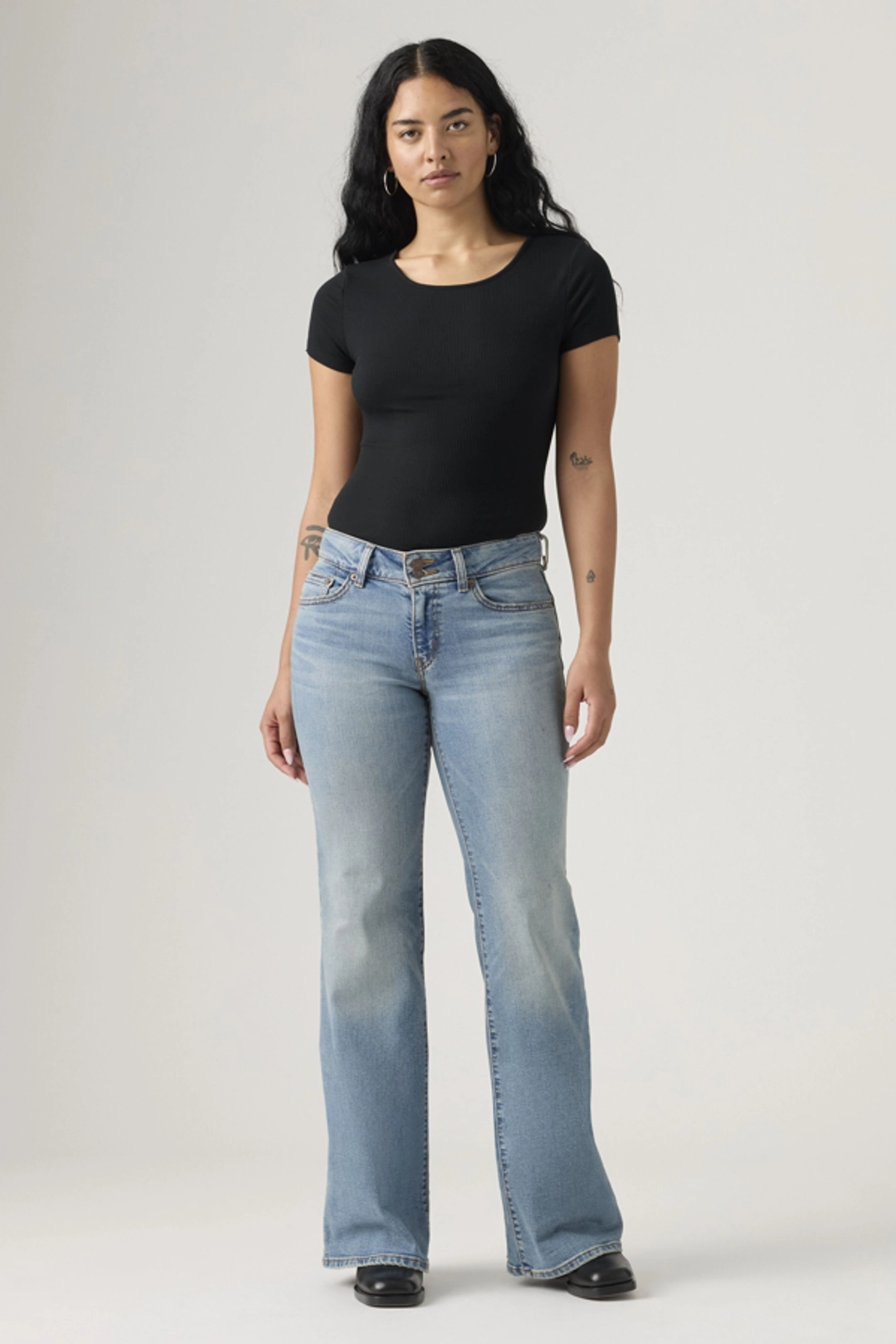 Levi's Jean Superlow Flare - Femme - Bleu / The Big Idea - 33X32 - 2