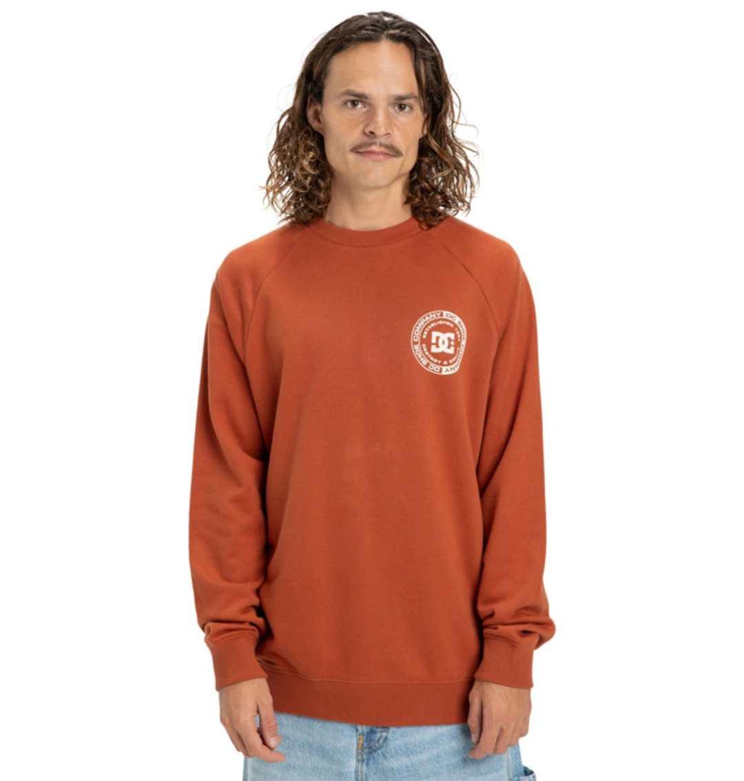 Corpo Raglan - Sweat Orange Homme