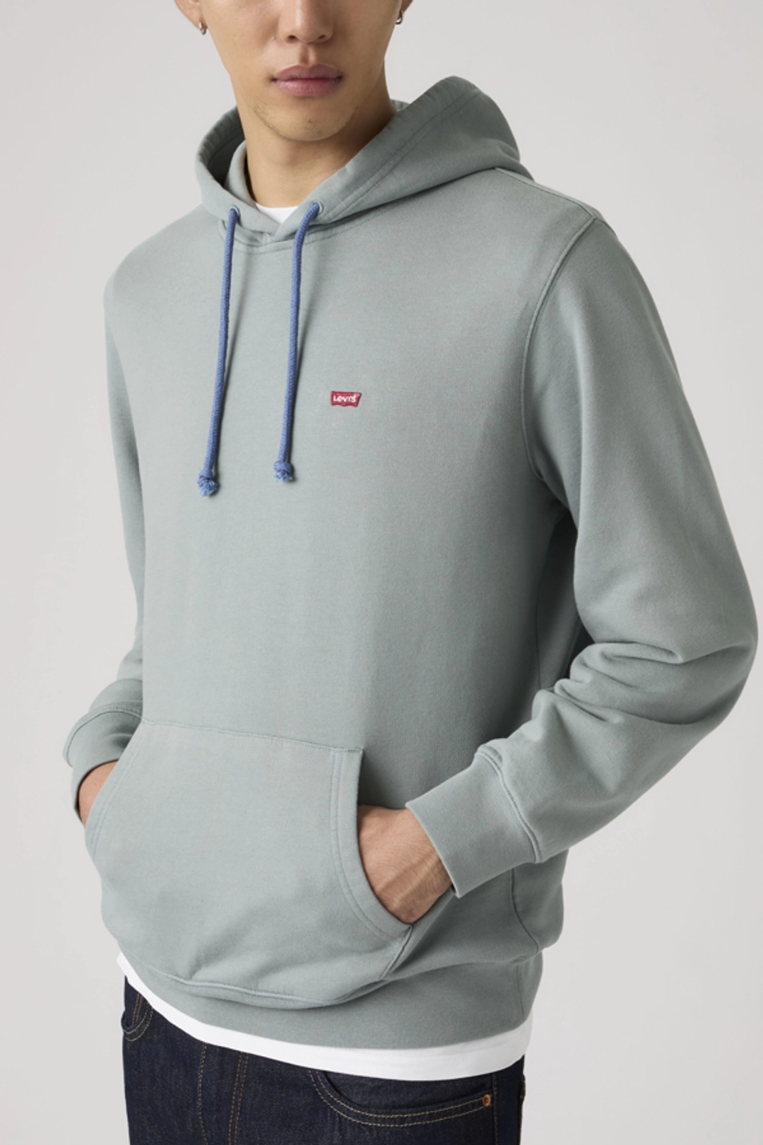 Levi's Sweat À Capuche Original Housemark - Homme - Gris / Mid Tone Grey Heather - 2XL - 2